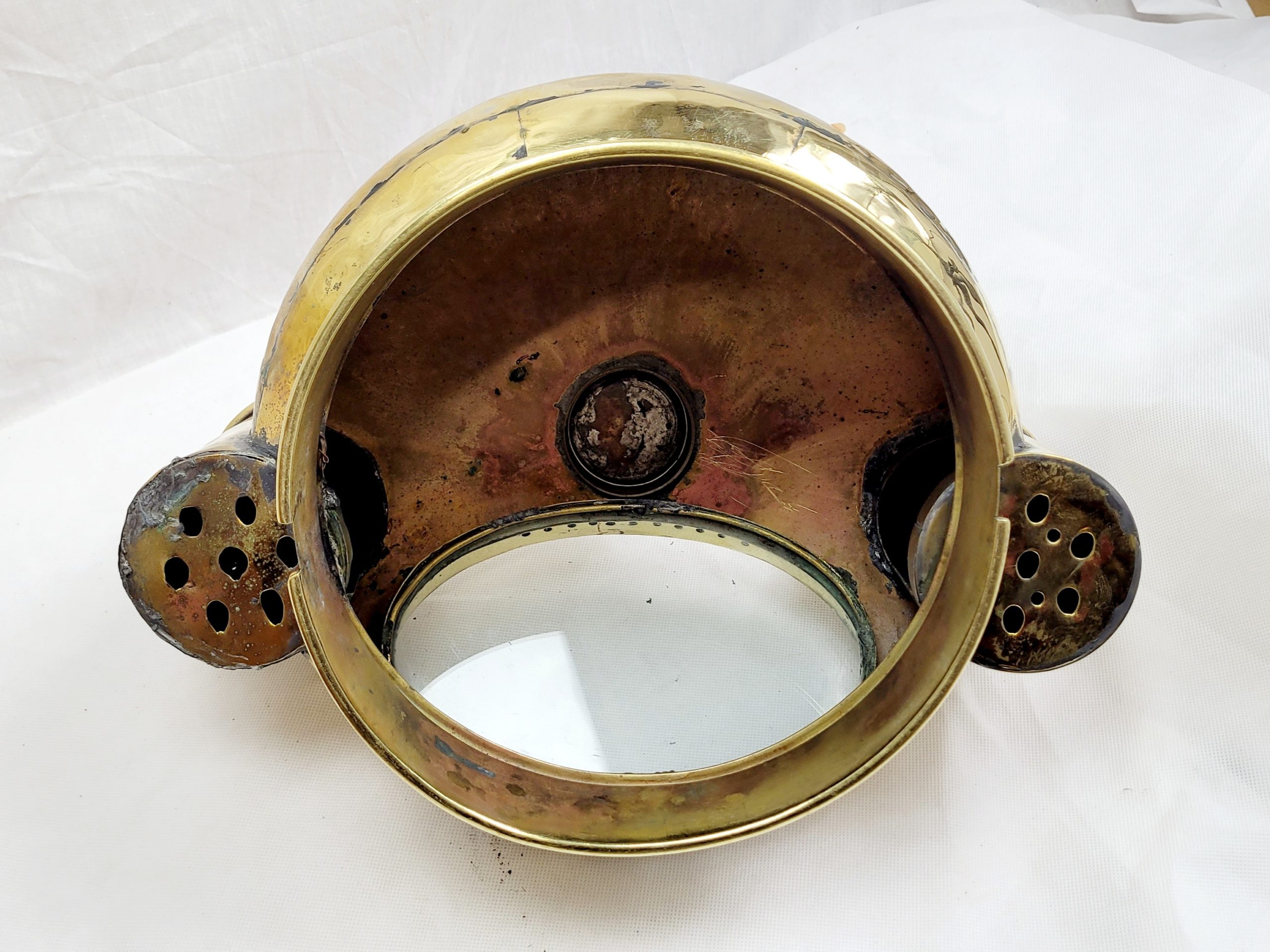 Victorian Brass And Oak Binnacle With Compass Card By Cooke - Image 2