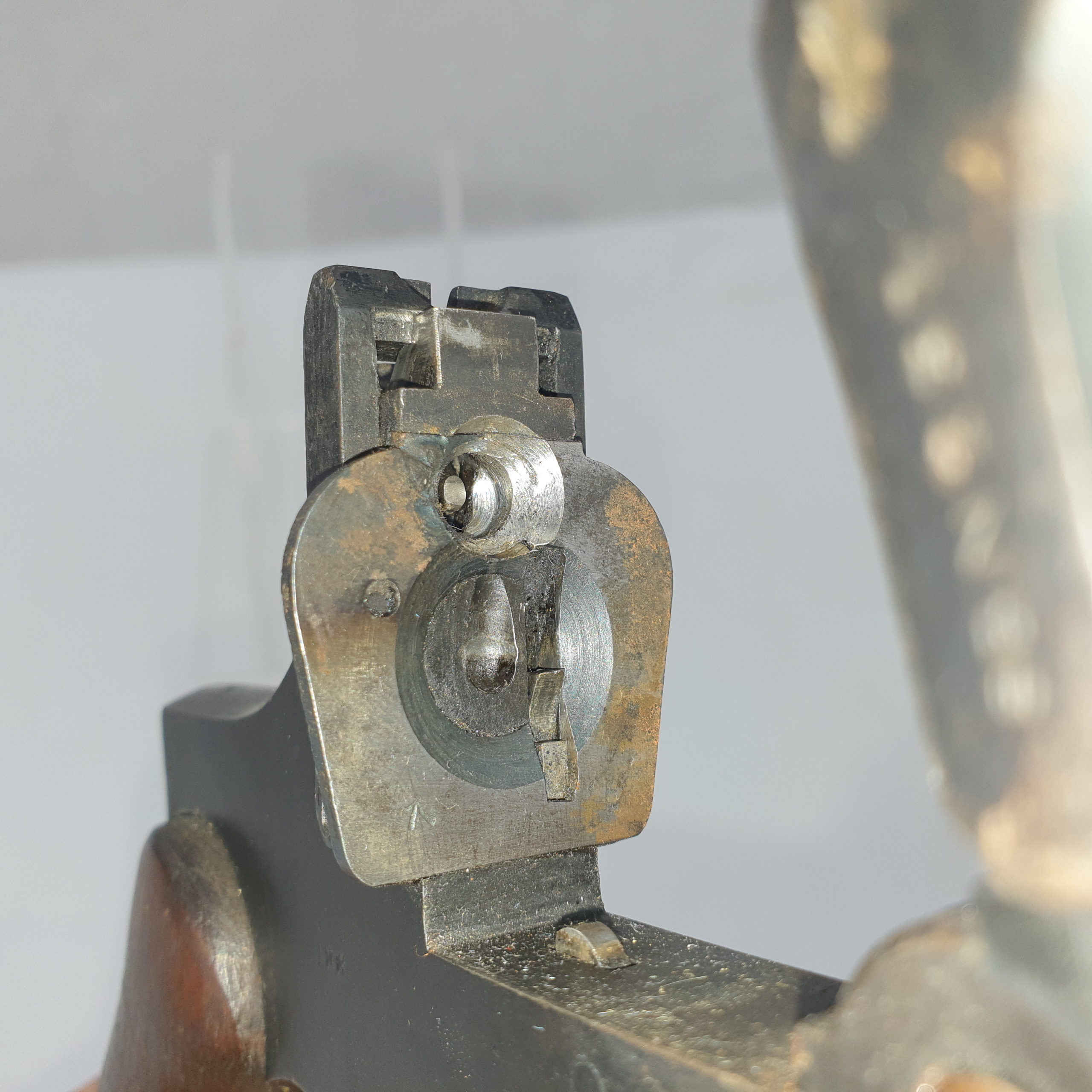 WW2 RAF Webley Conversion Revolver and Lanyard - Deactivated - Image 12