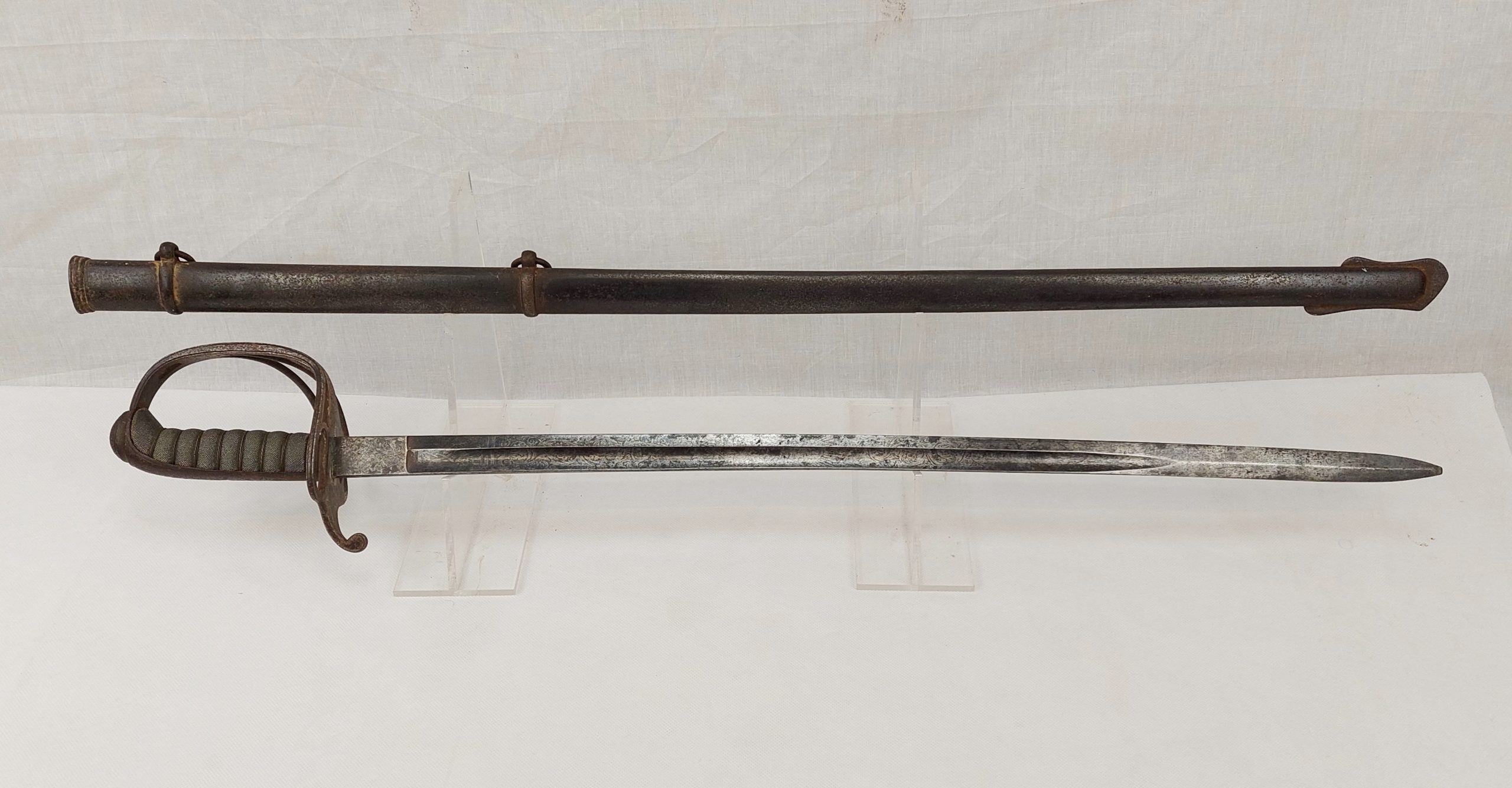 1821 Pattern Light Cavalry Officers Sword And Scabbard