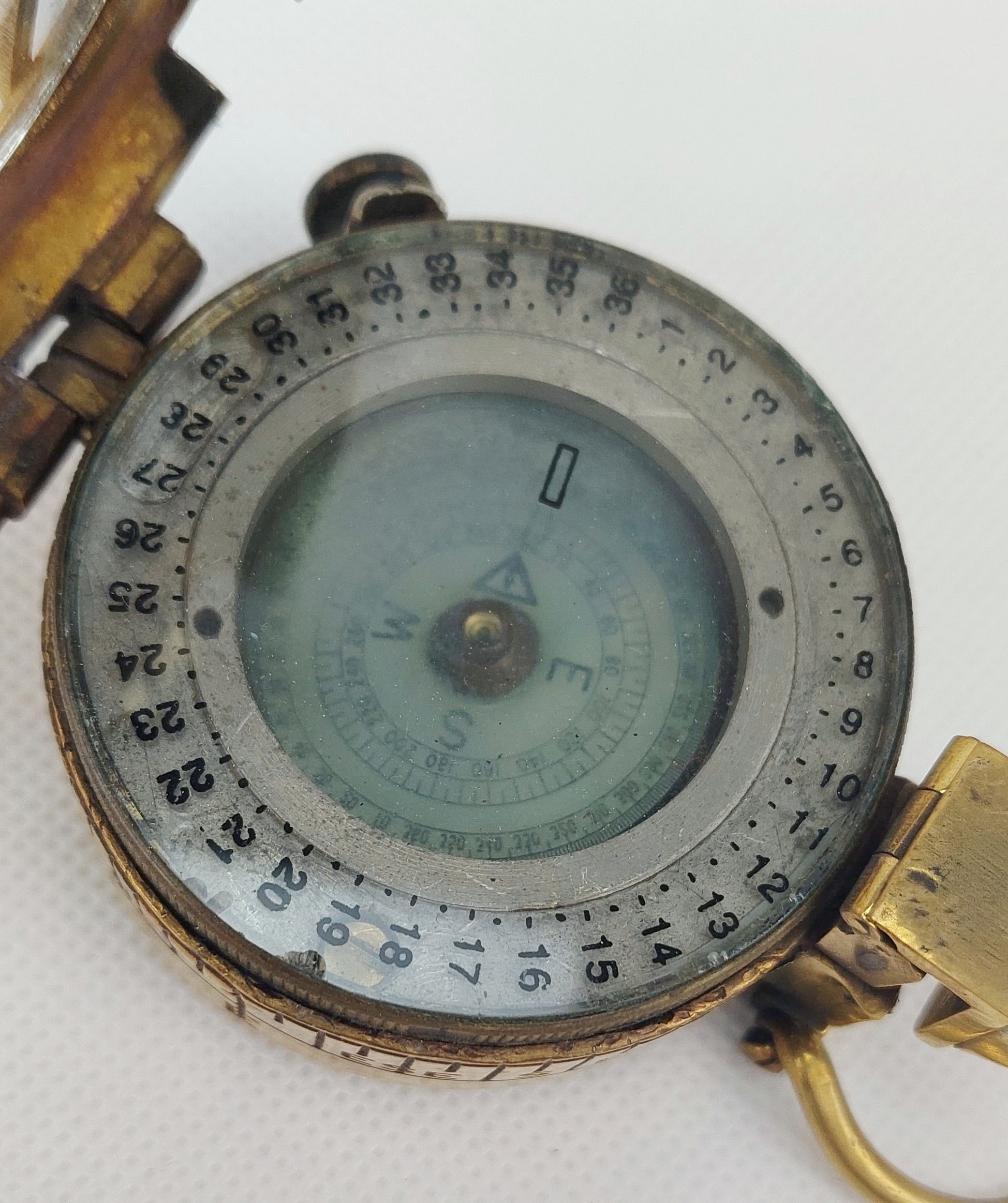 1940 MKIII British Prismatic Marching Compass By TG And Co - Image 8