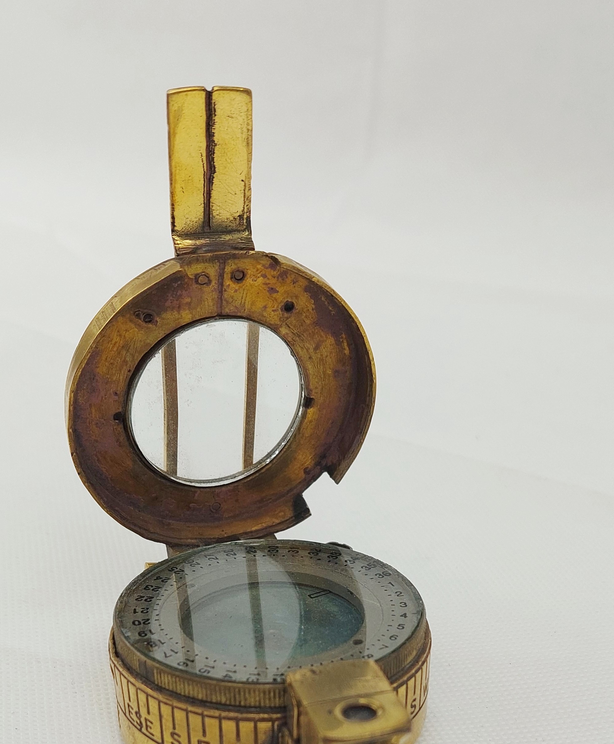 1940 MKIII British Prismatic Marching Compass By TG And Co - Image 7