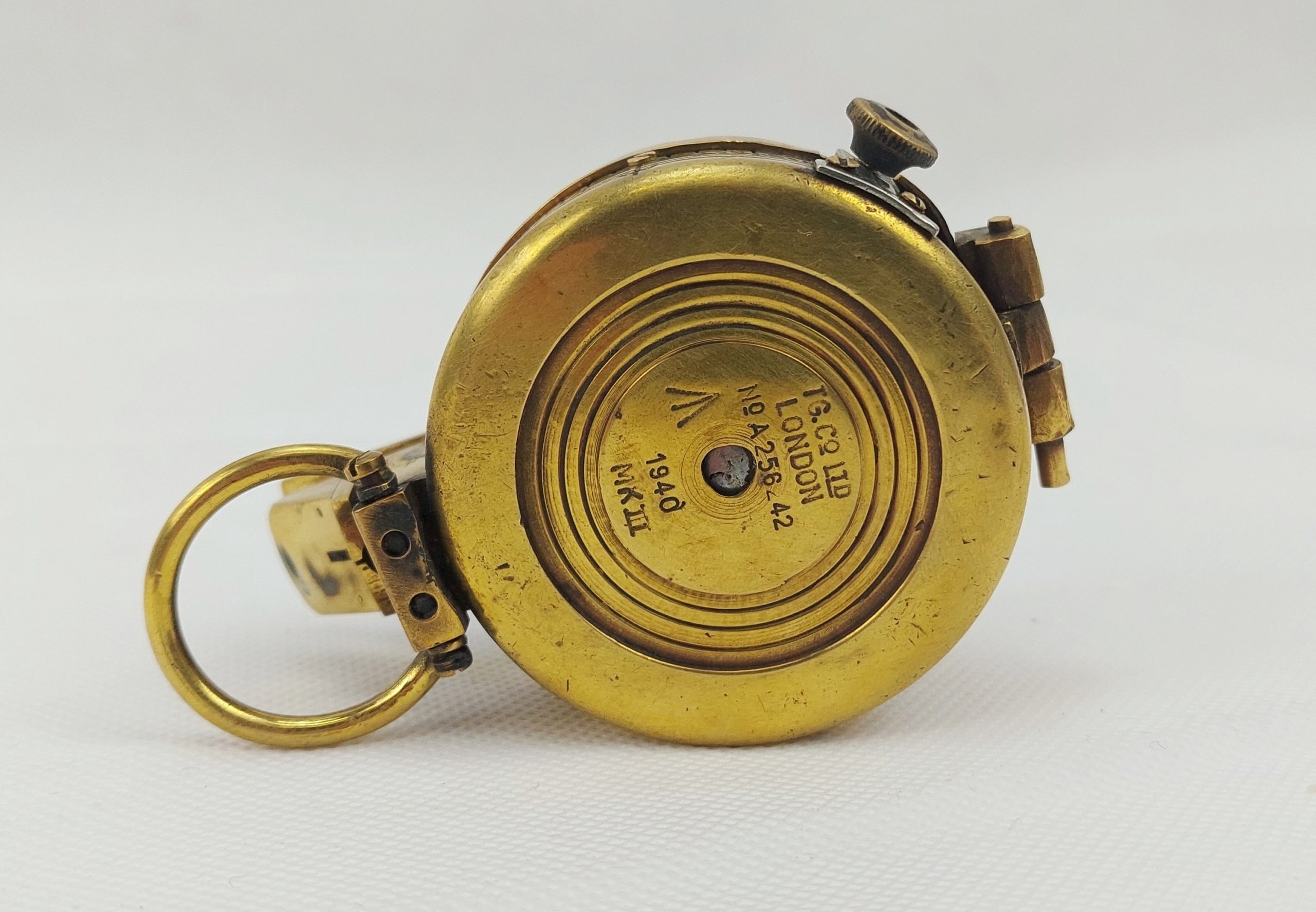 1940 MKIII British Prismatic Marching Compass By TG And Co - Image 3