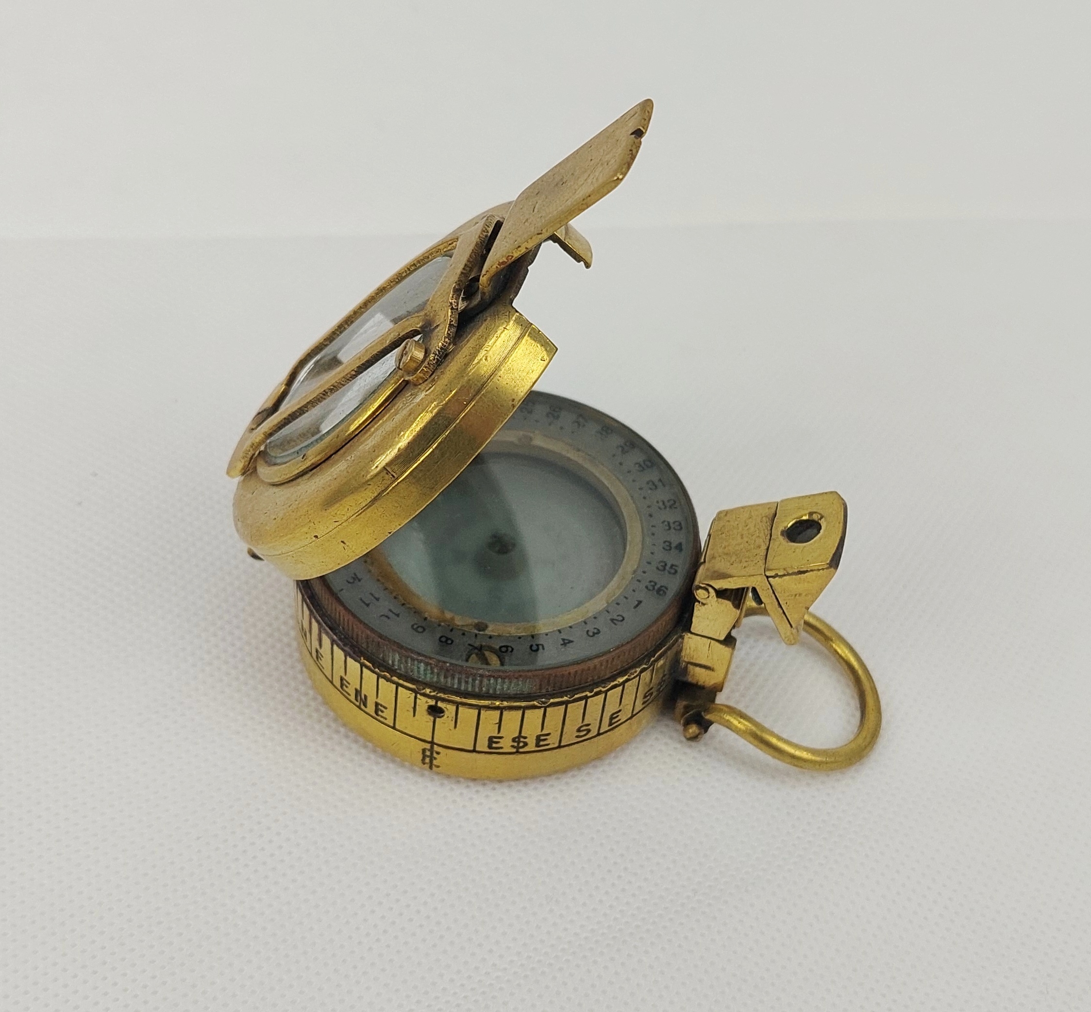1942 MKIII British Prismatic Marching Compass By TG And Co