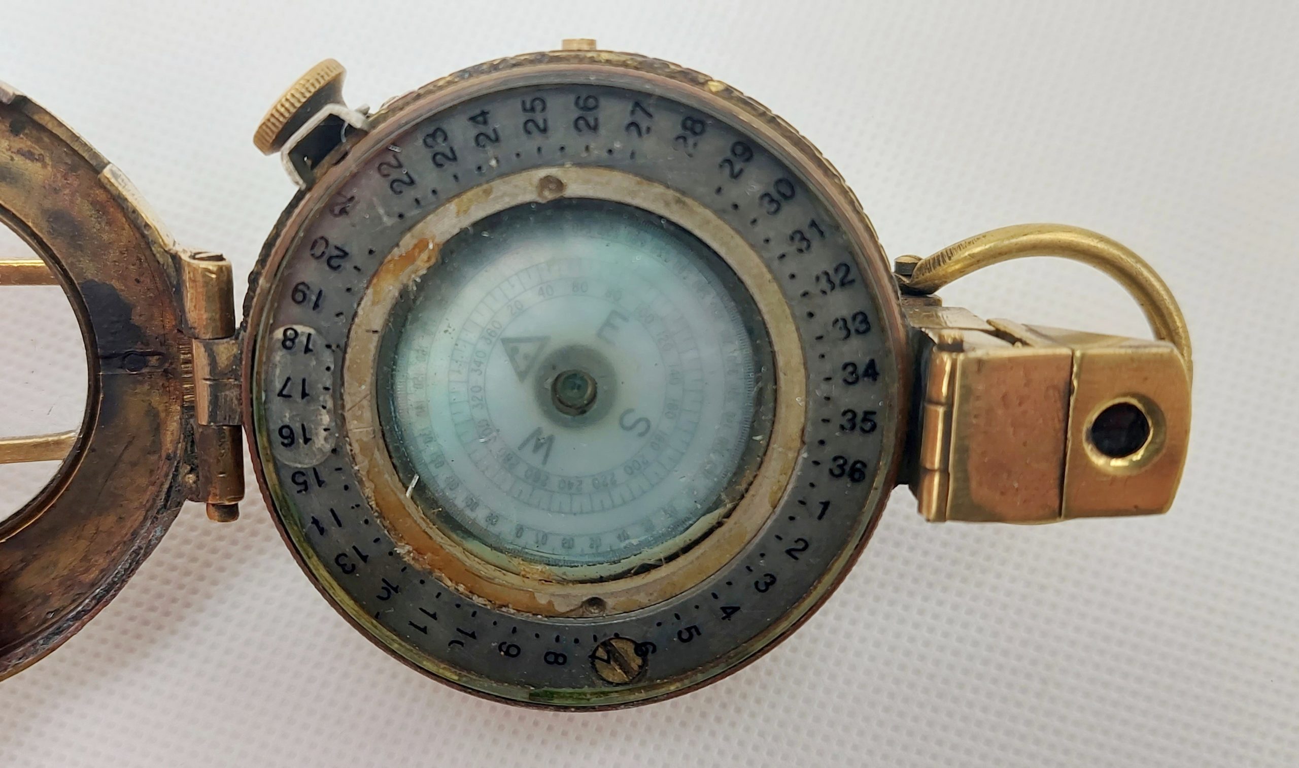1942 MKIII British Prismatic Marching Compass By TG And Co - Image 4