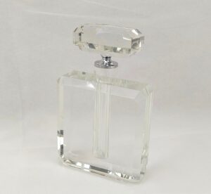 Art Deco Style Late 20th Century Crystal Shop Display Scent Bottle