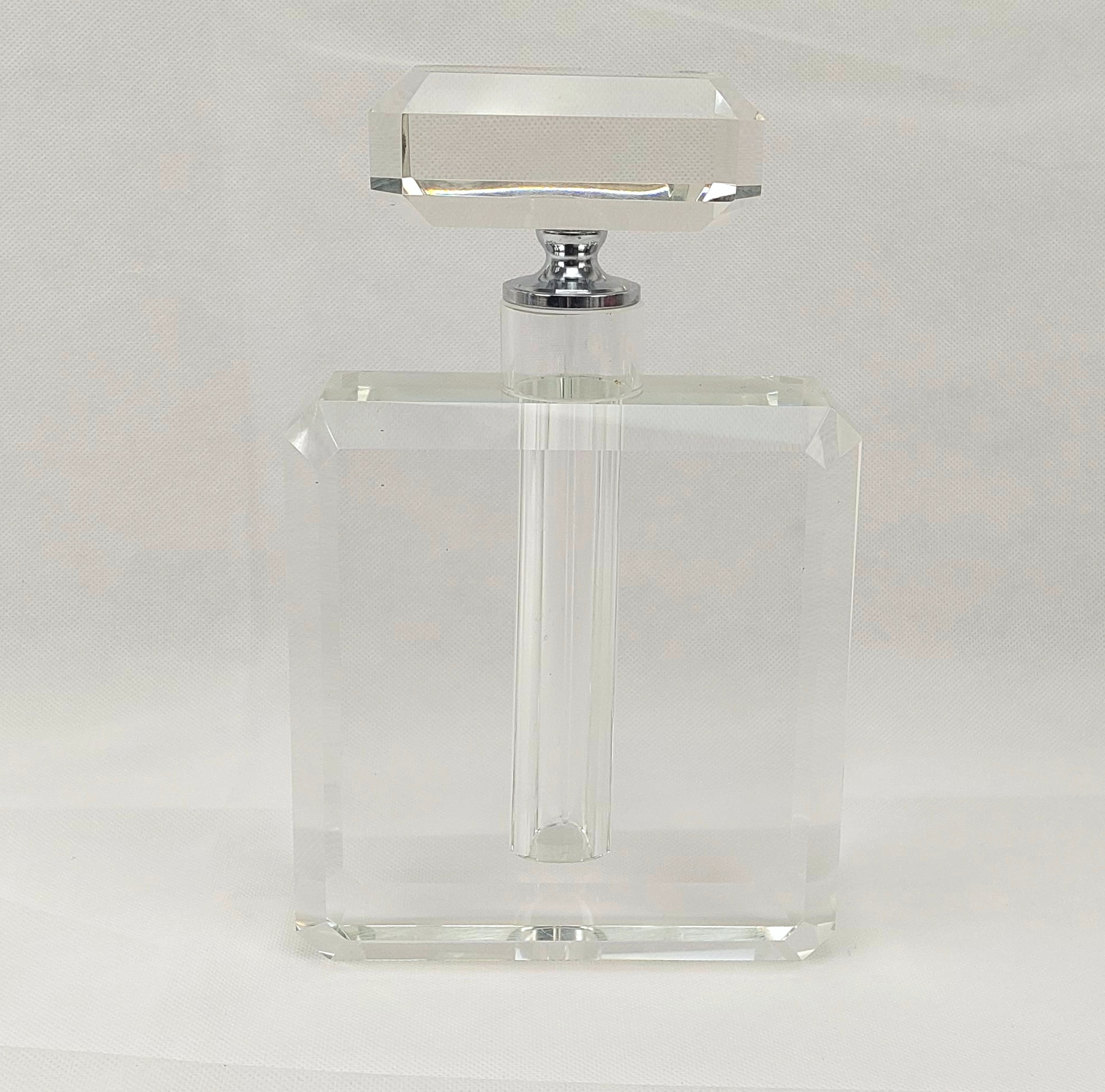 Art Deco Style Late 20th Century Crystal Shop Display Scent Bottle - Image 8