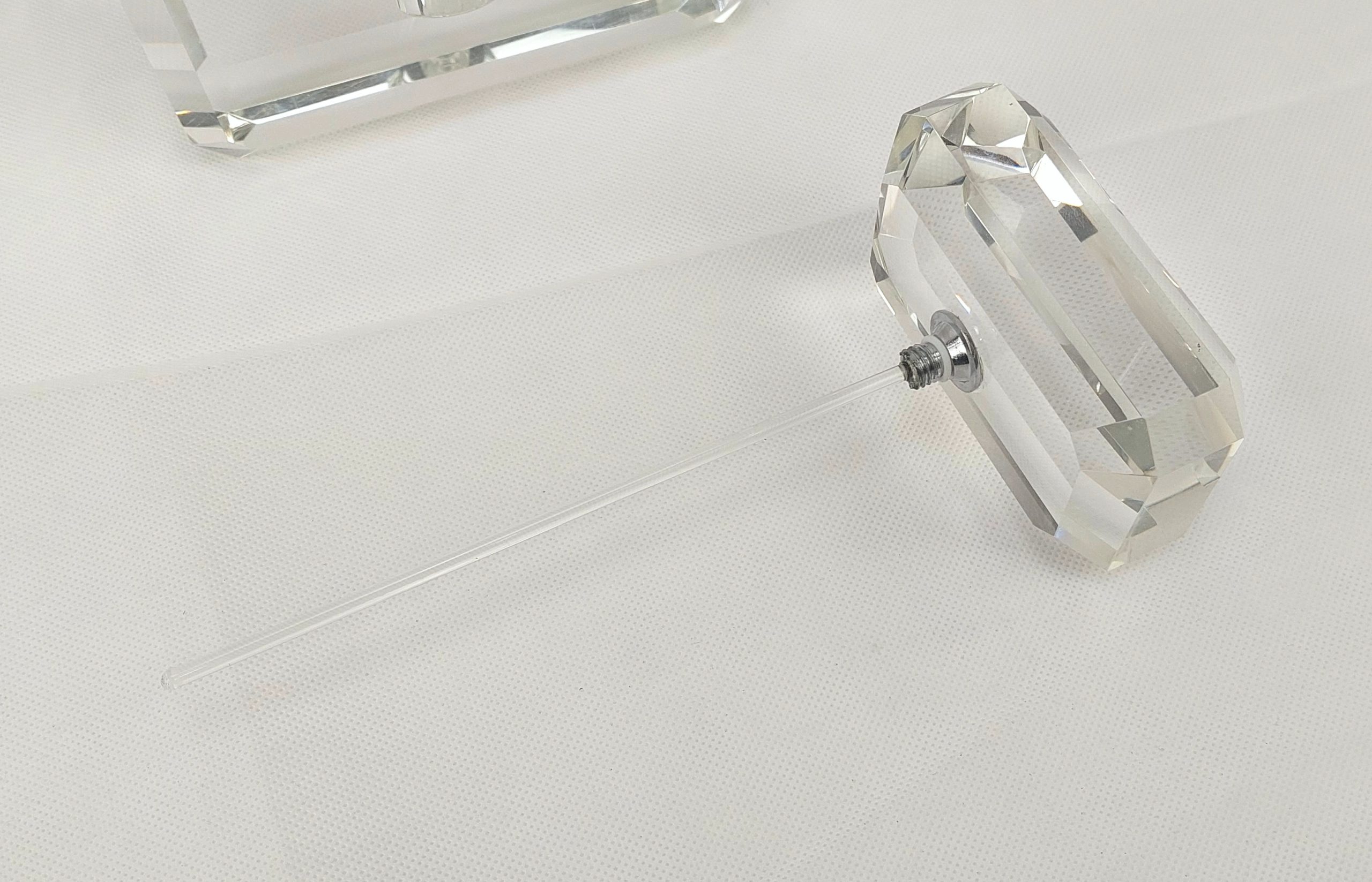 Art Deco Style Late 20th Century Crystal Shop Display Scent Bottle - Image 5