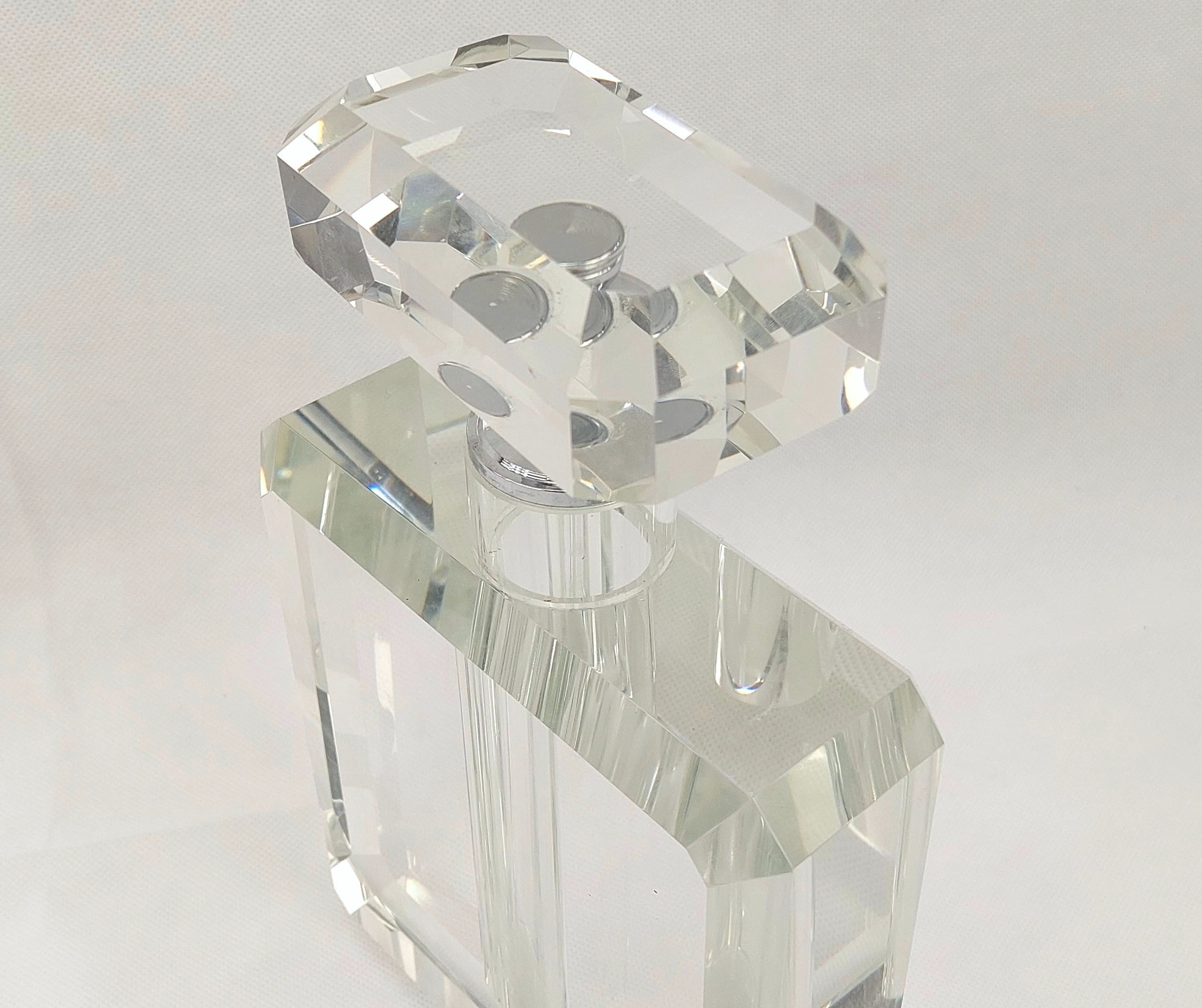 Art Deco Style Late 20th Century Crystal Shop Display Scent Bottle - Image 3