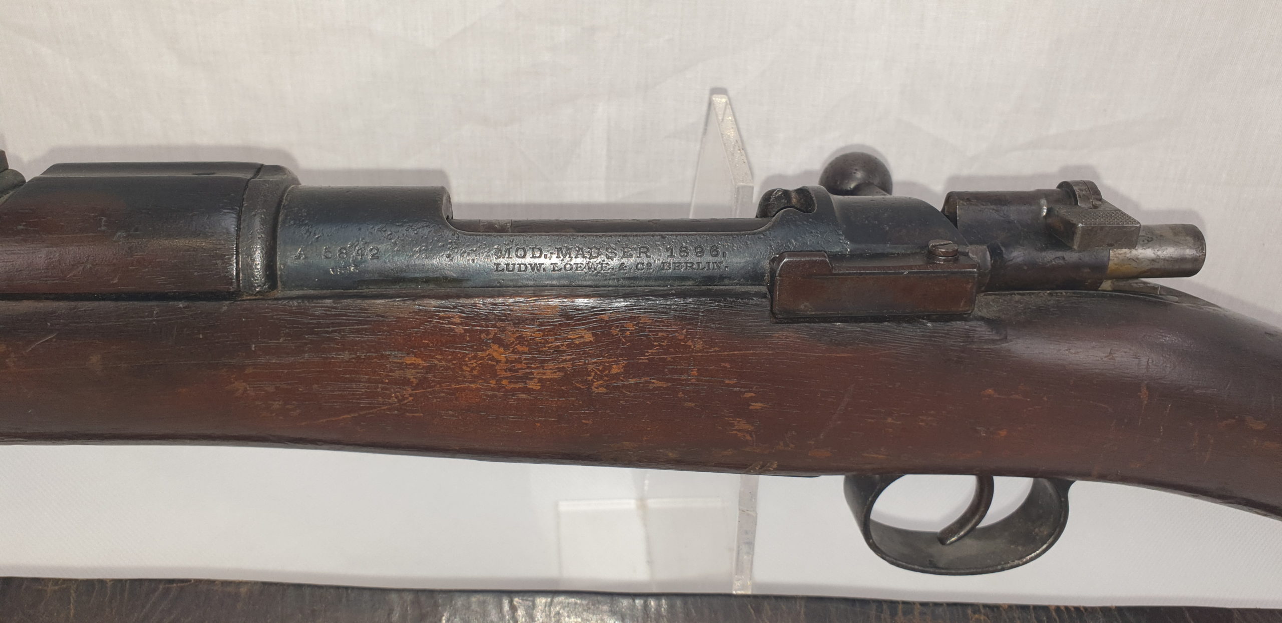Boer War Era Mauser Mod 1896 Bolt Action Rifle - Deactivated - Image 12