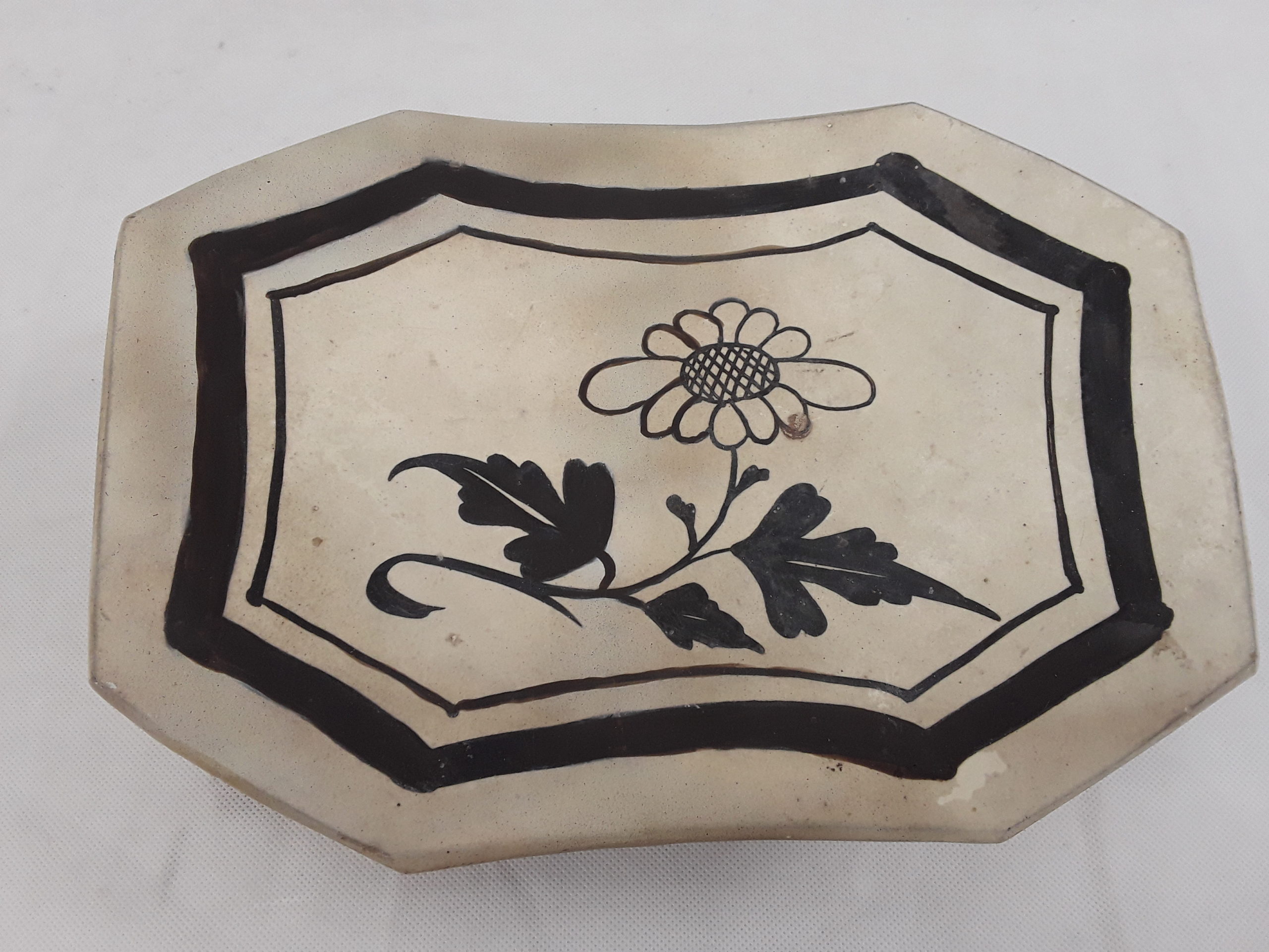 Chinese Cizhou Ware Yuan Period 1271 To 1368 Ceramic Head Rest Pillow - Image 2