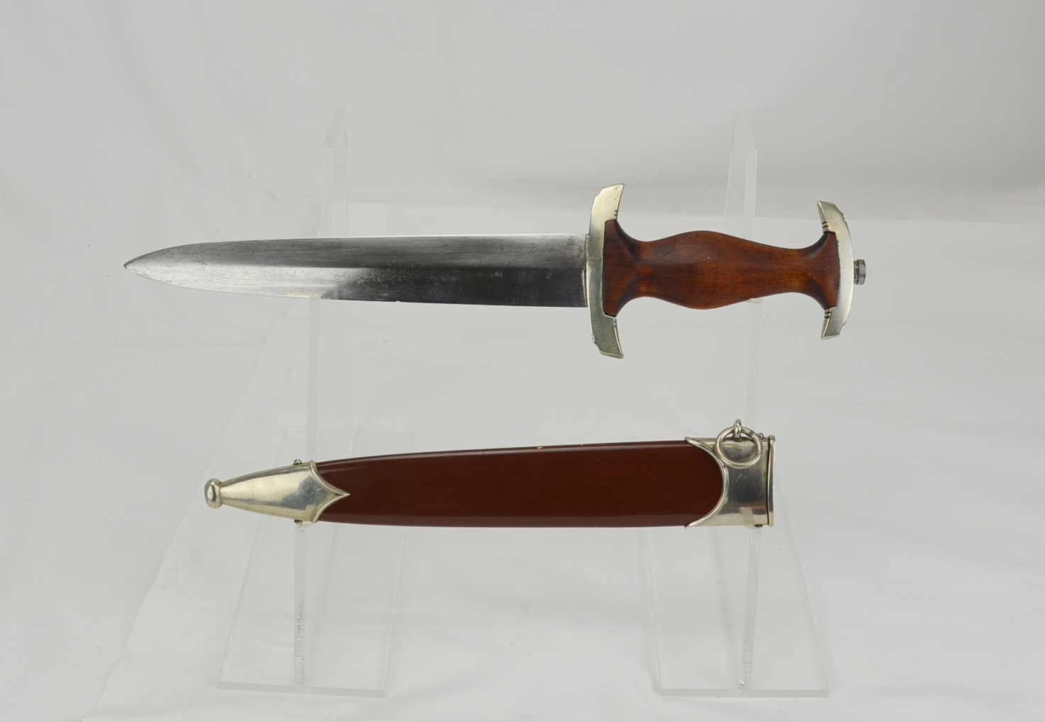 Original WW2 German SA Dagger Ernst Rohm Inscription Removed - Image 7