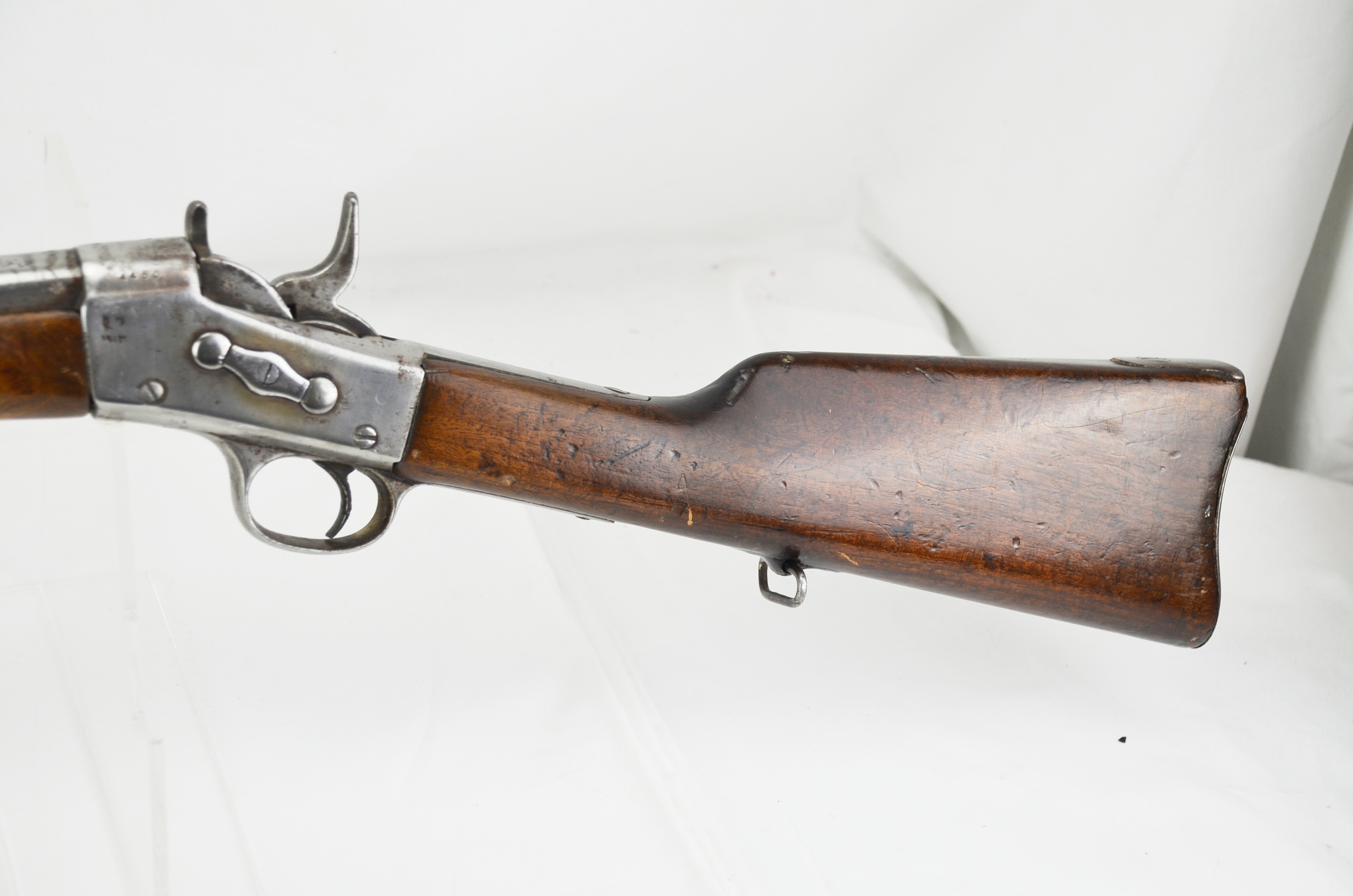 Deactivated Egyptian Remington Falling Block Rifle - Image 2