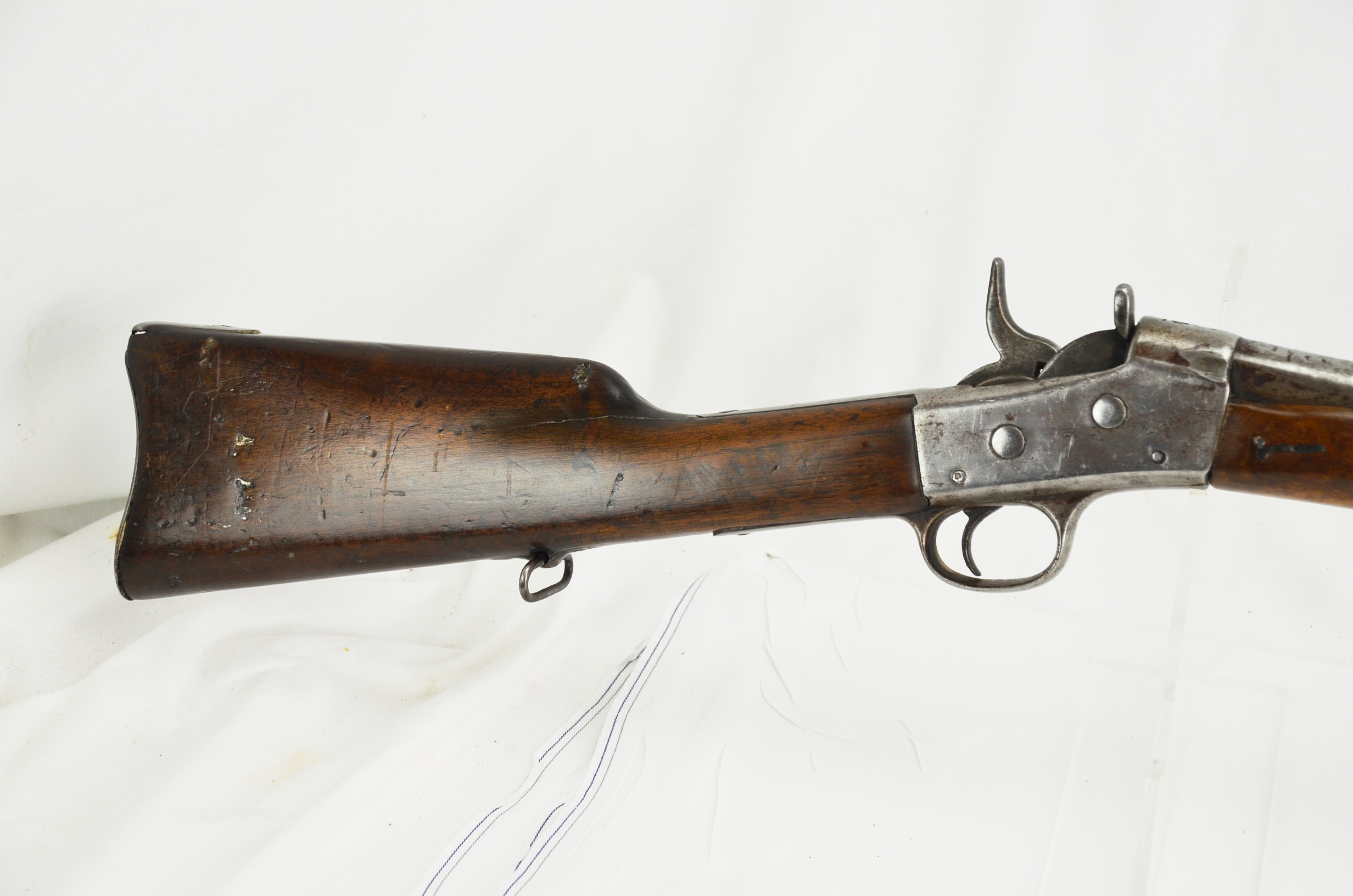 Deactivated Egyptian Remington Falling Block Rifle - Image 7