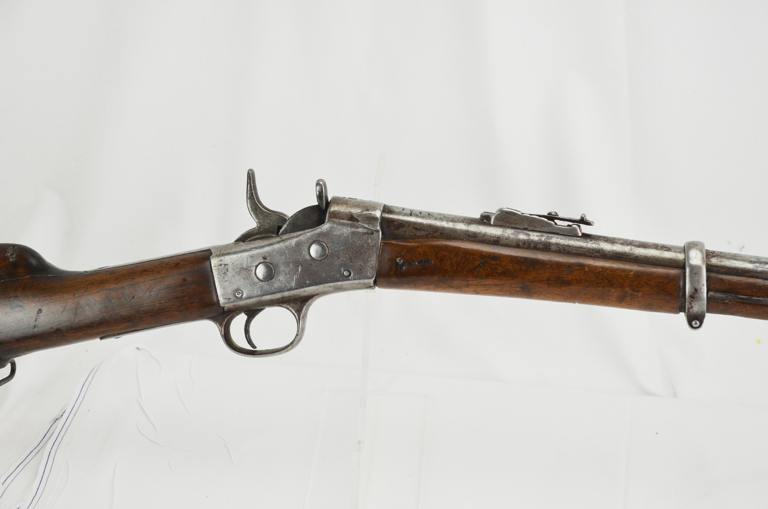 Deactivated Egyptian Remington Falling Block Rifle - Image 8