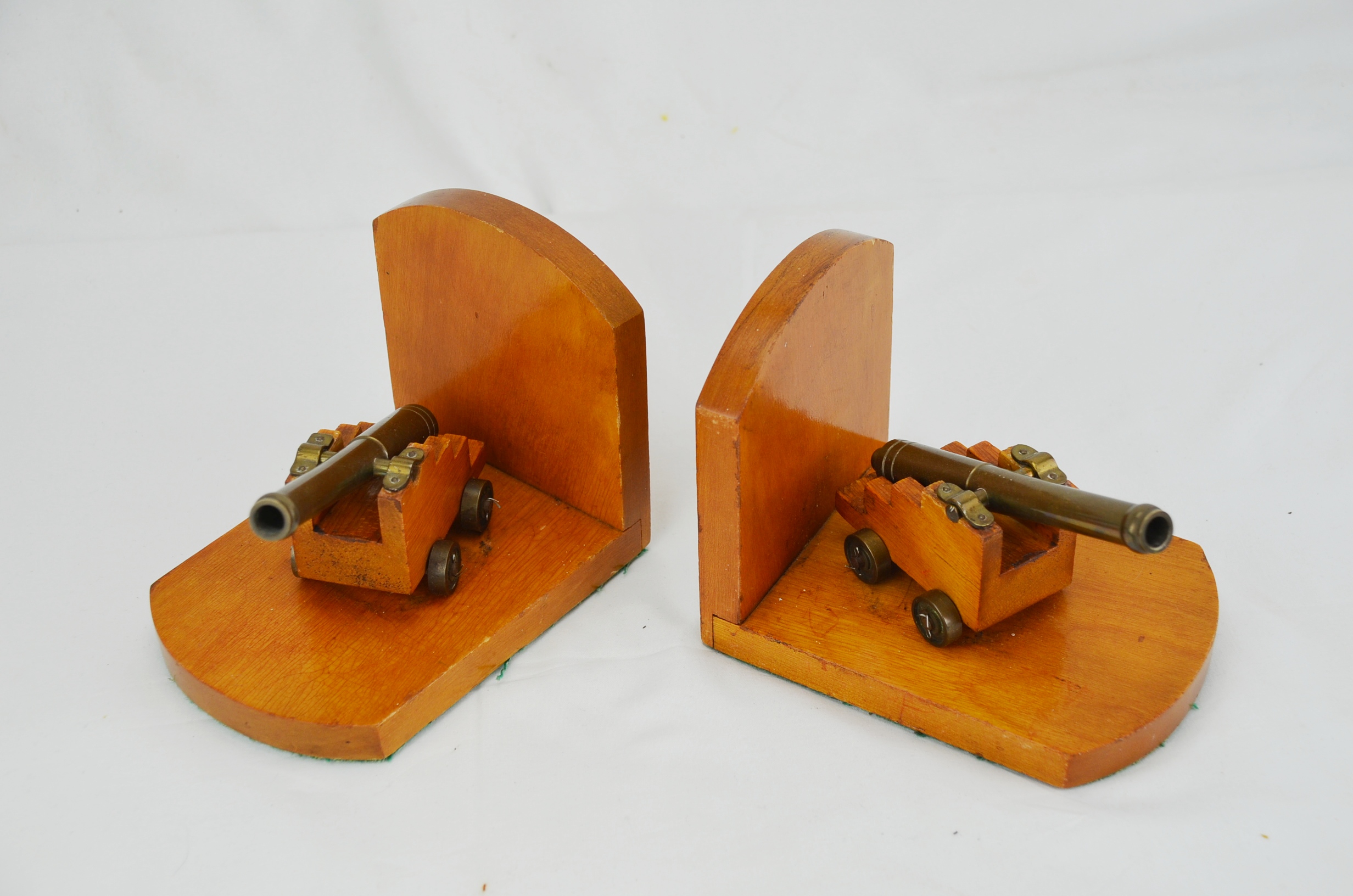 Decorative Cannon Bookends