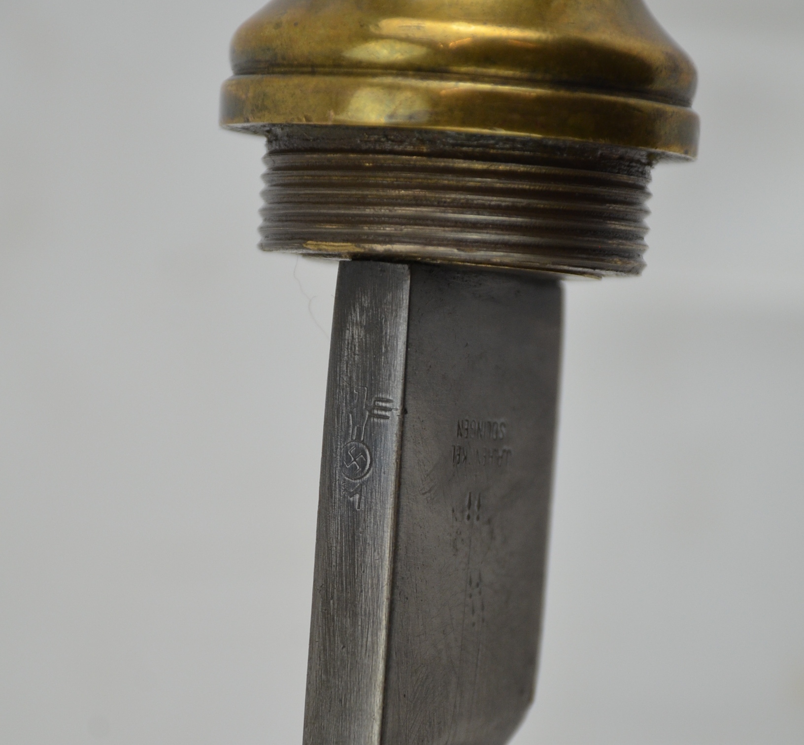 WW2 German Brass Deep Sea Diver's Knife by J. A. Henckles - Image 4