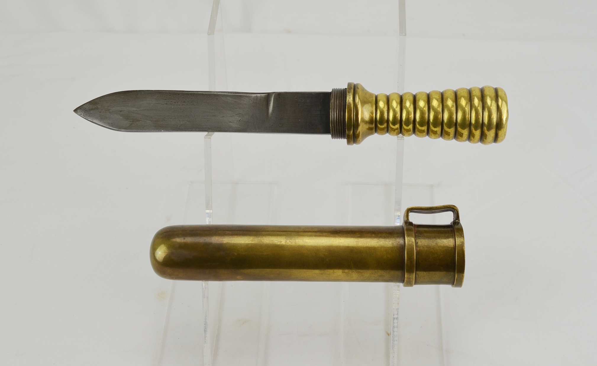 WW2 German Brass Deep Sea Diver's Knife by J. A. Henckles