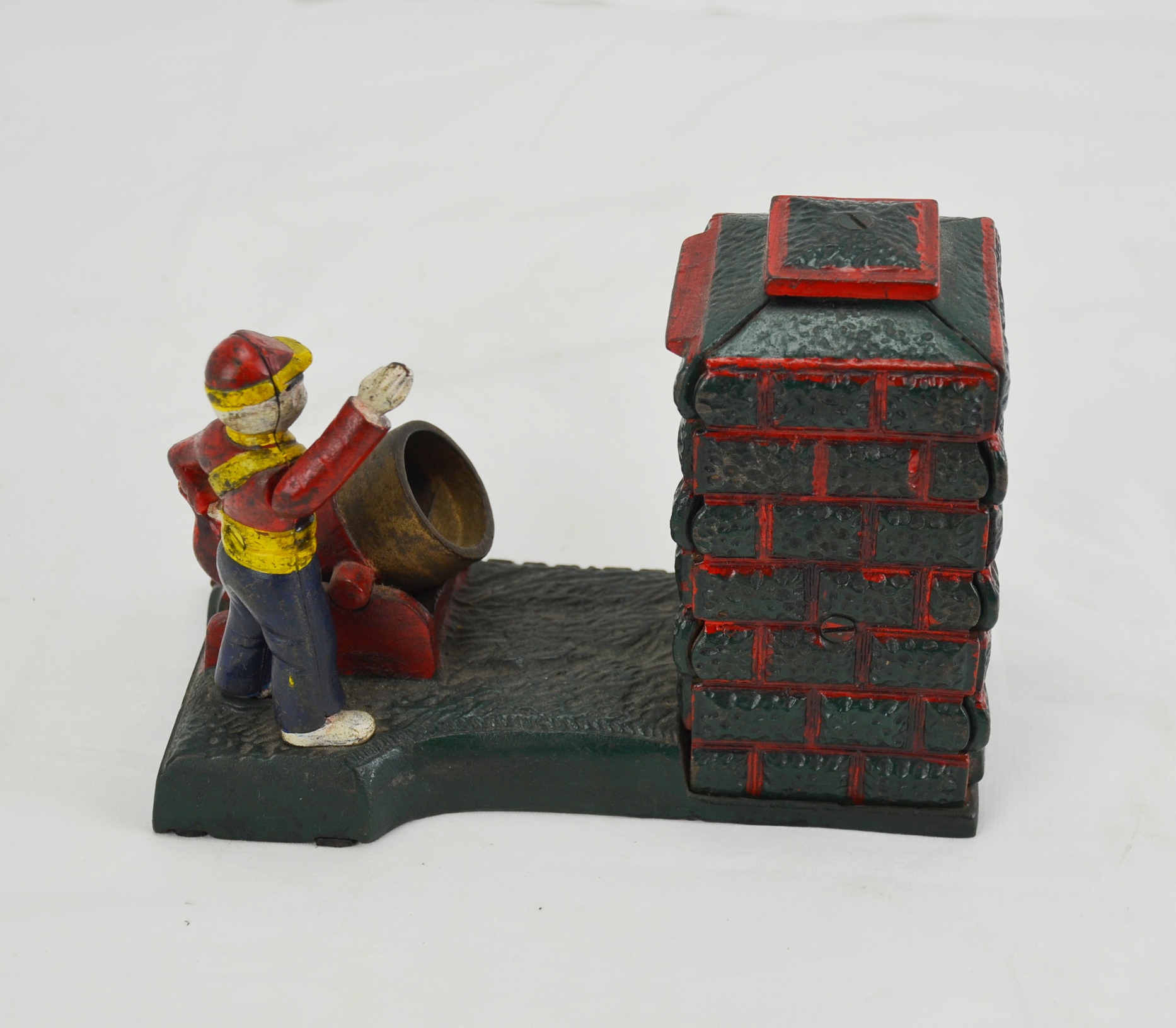 20th Century Cast-Iron Mechanical Artillery Bank - Image 3