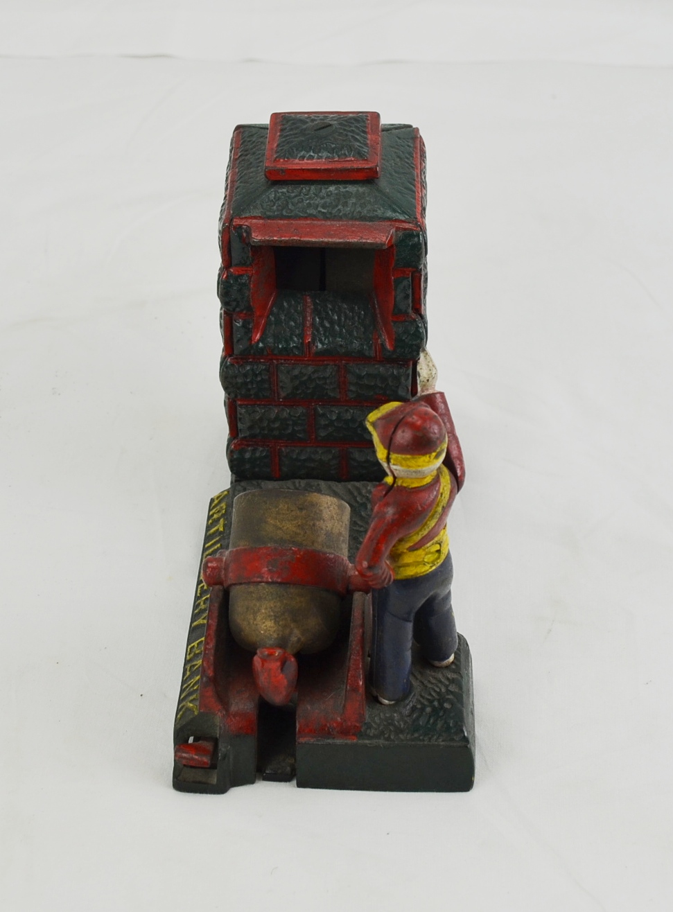 20th Century Cast-Iron Mechanical Artillery Bank - Image 4