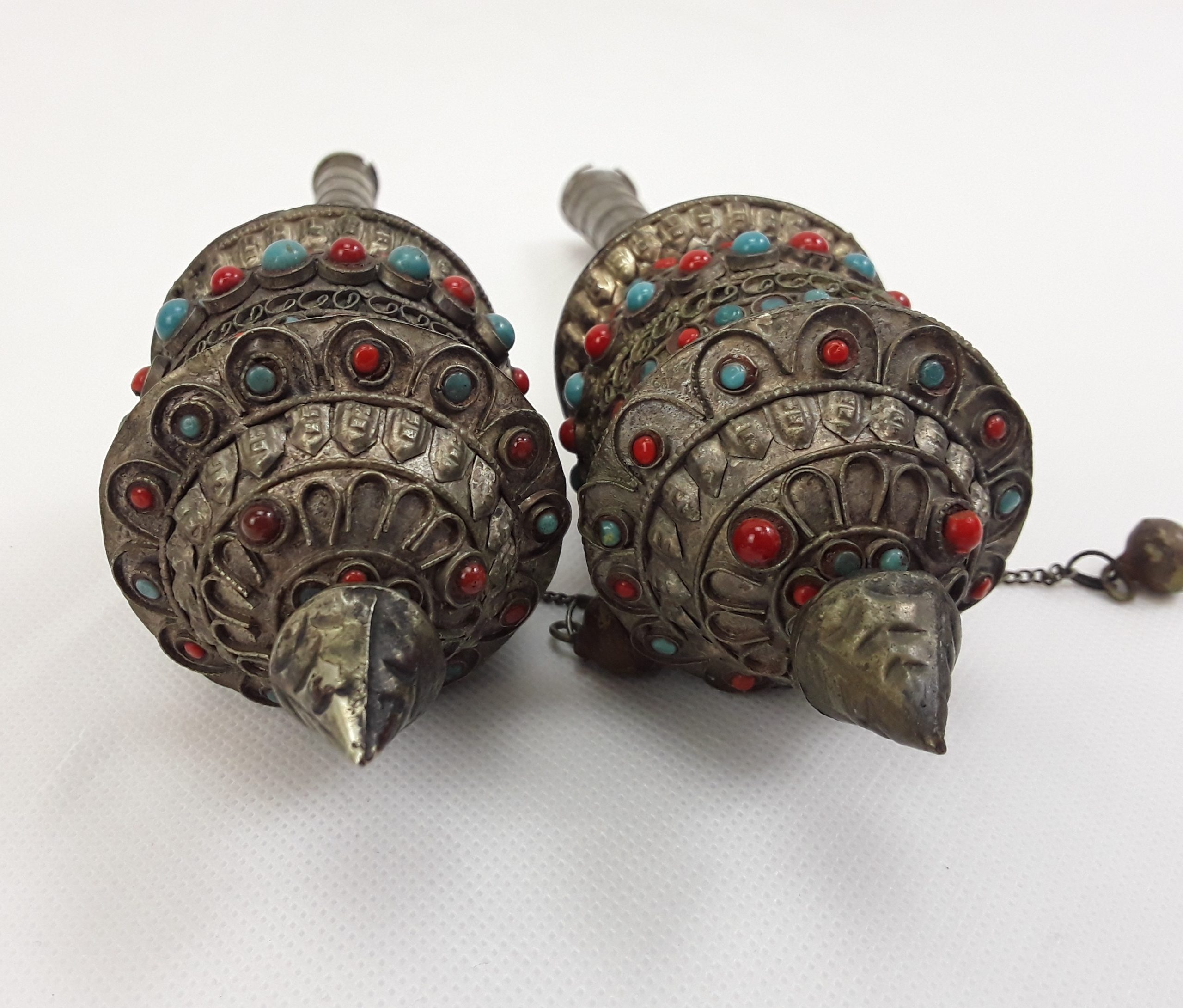 Early 20th Century Tibetan Prayer Wheels - Image 4
