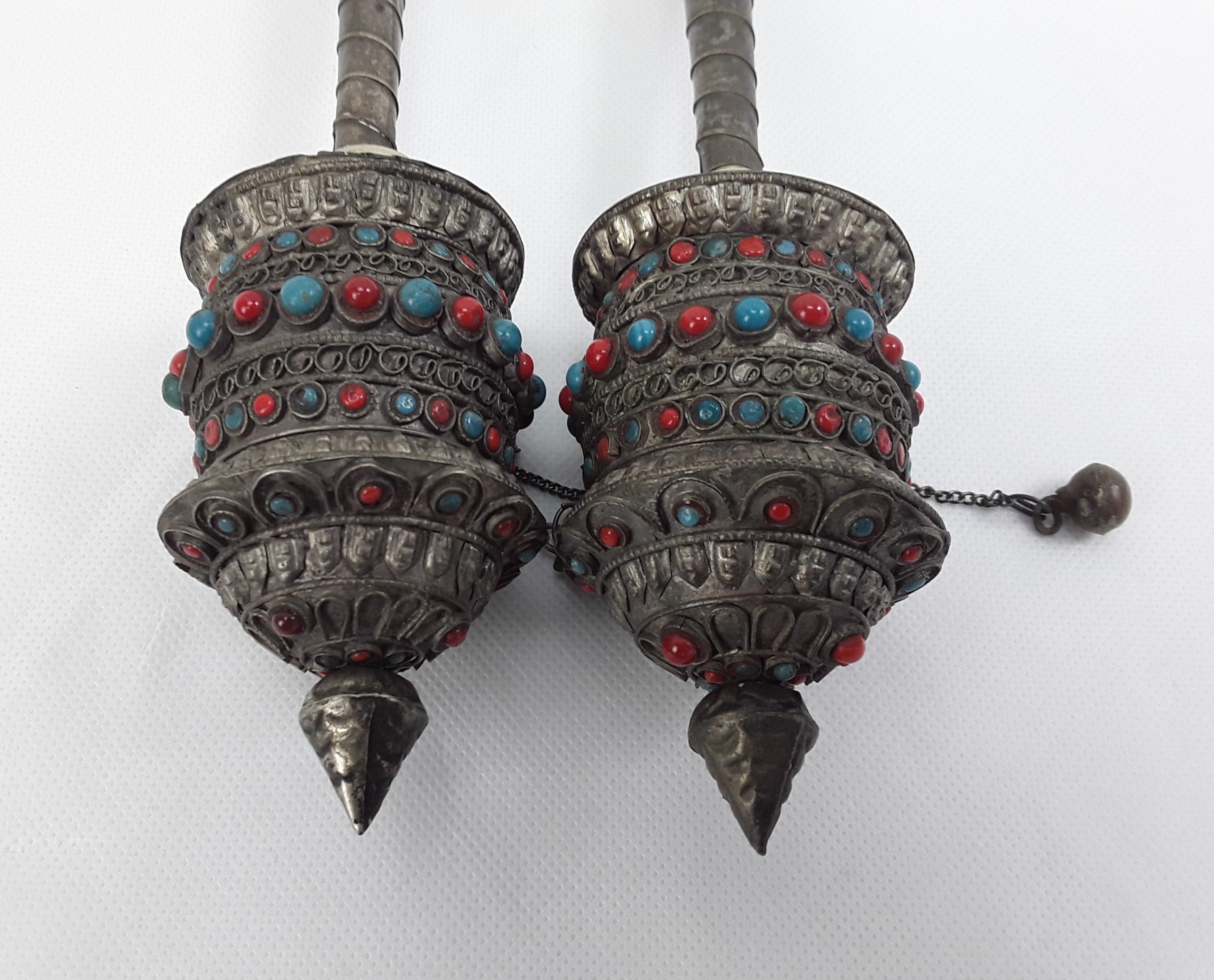 Early 20th Century Tibetan Prayer Wheels - Image 3