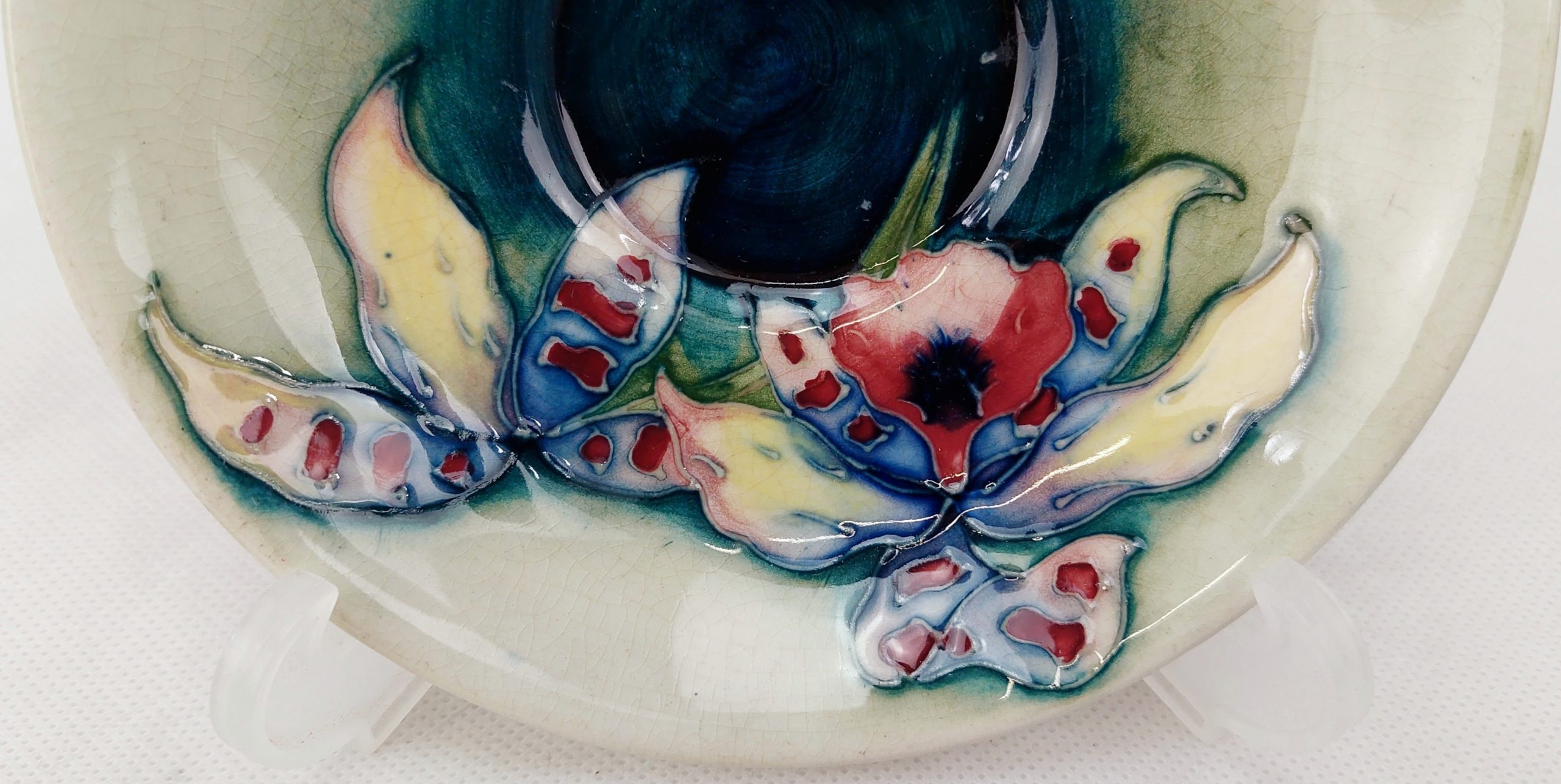 Early 20th Century William Moorcroft Spring Flowers Saucer* - Image 6