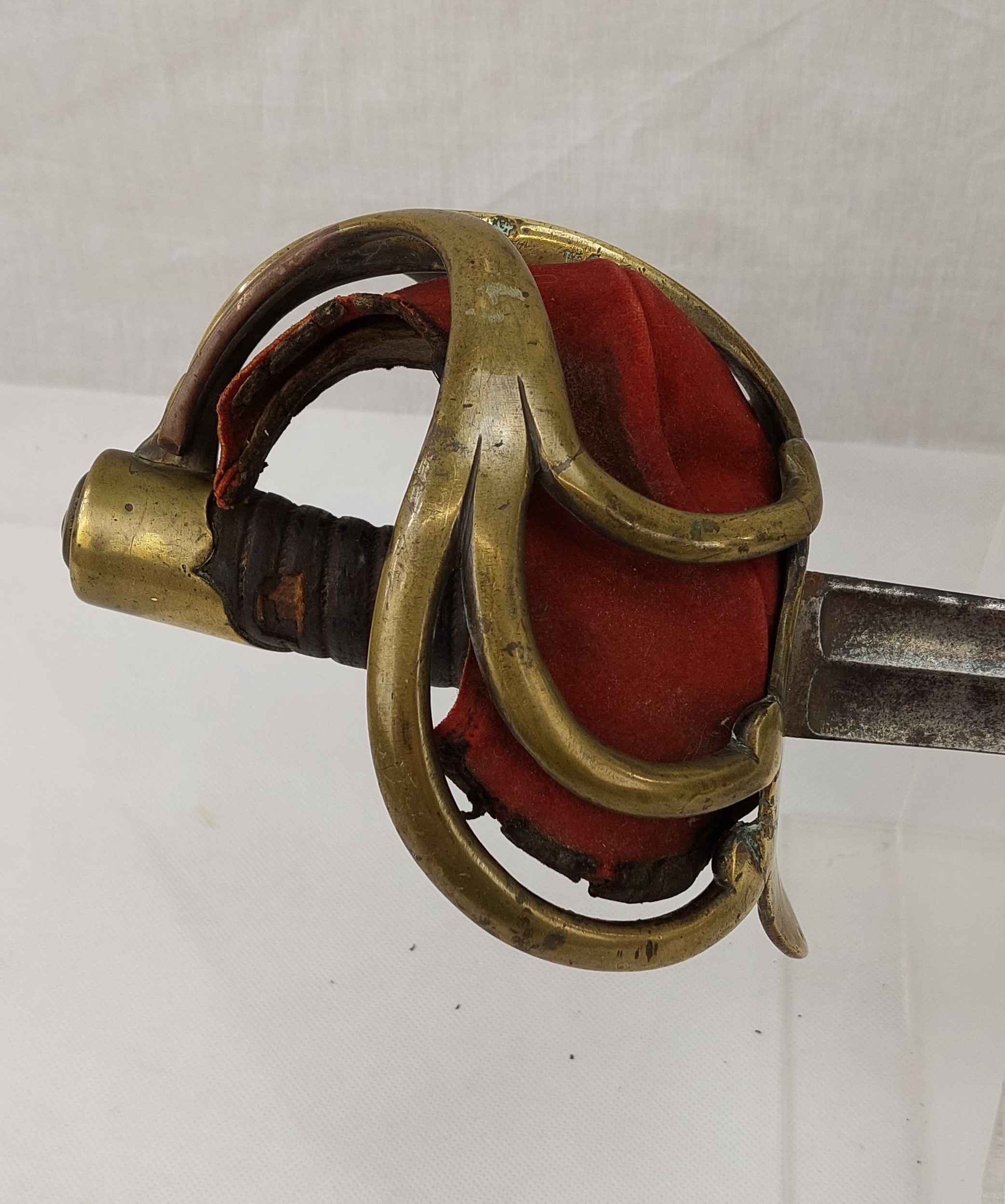 French Imperial Guard Circa 1806 Basket Hilted Sword - Image 14