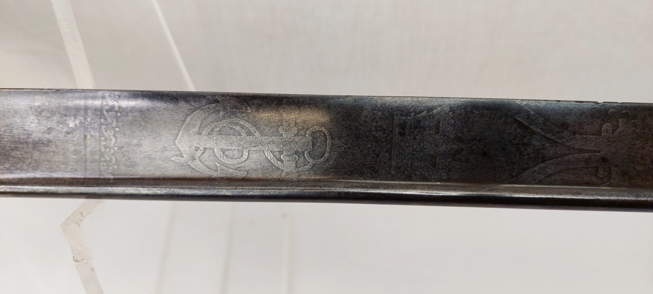 Good Early 1827 Pattern Royal Navy Officers Pipeback Sword In Untouched Order - Image 8