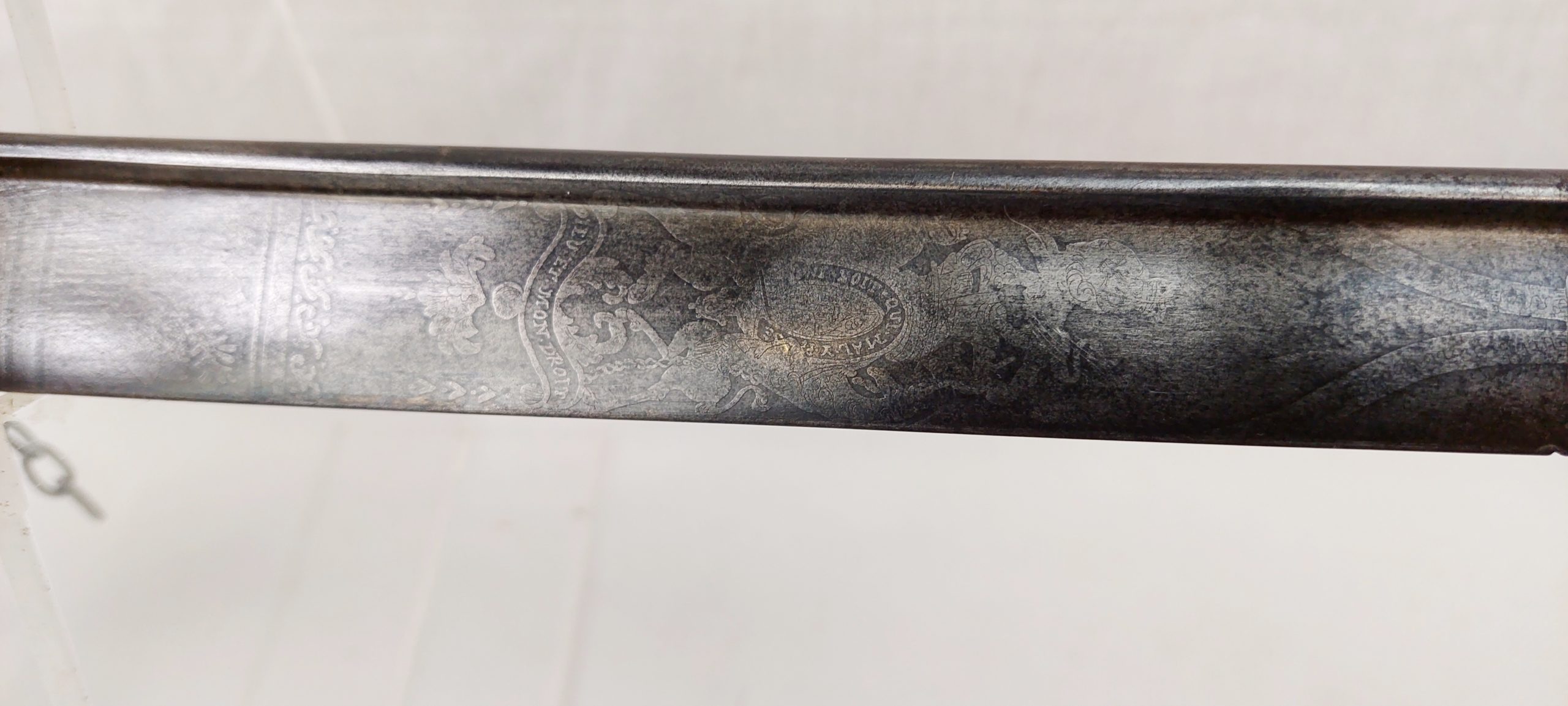 Good Early 1827 Pattern Royal Navy Officers Pipeback Sword In Untouched Order - Image 16