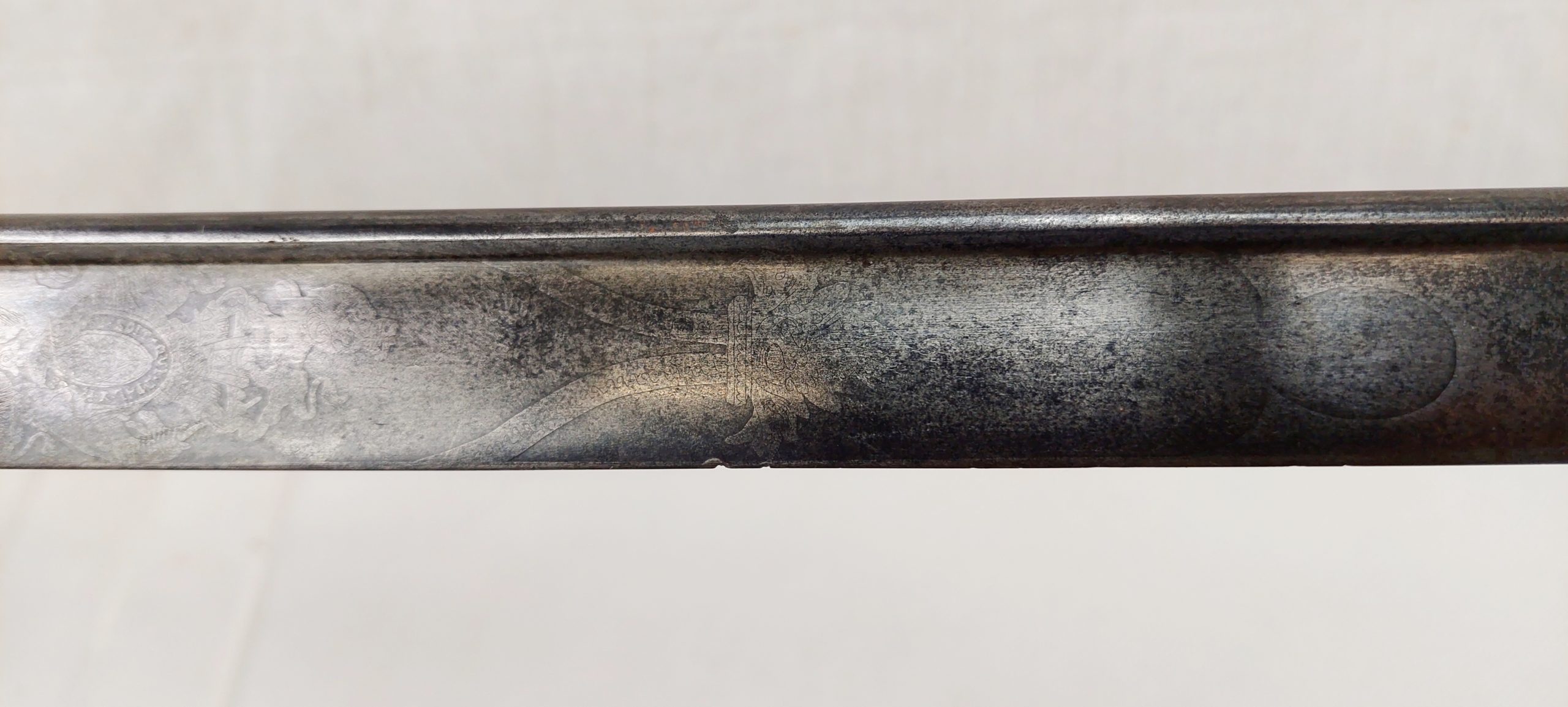 Good Early 1827 Pattern Royal Navy Officers Pipeback Sword In Untouched Order - Image 15