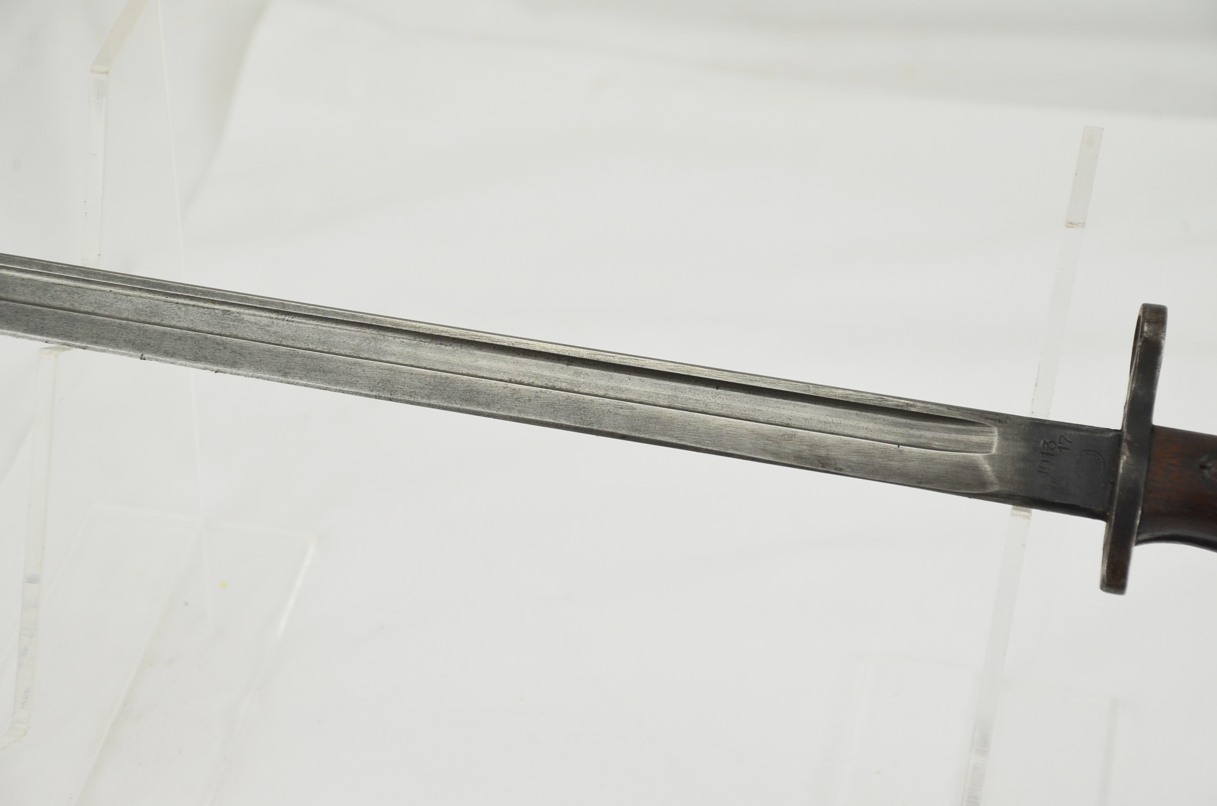 Original British WW1 1913 Pattern Mk1 Remington Bayonet - Image 7