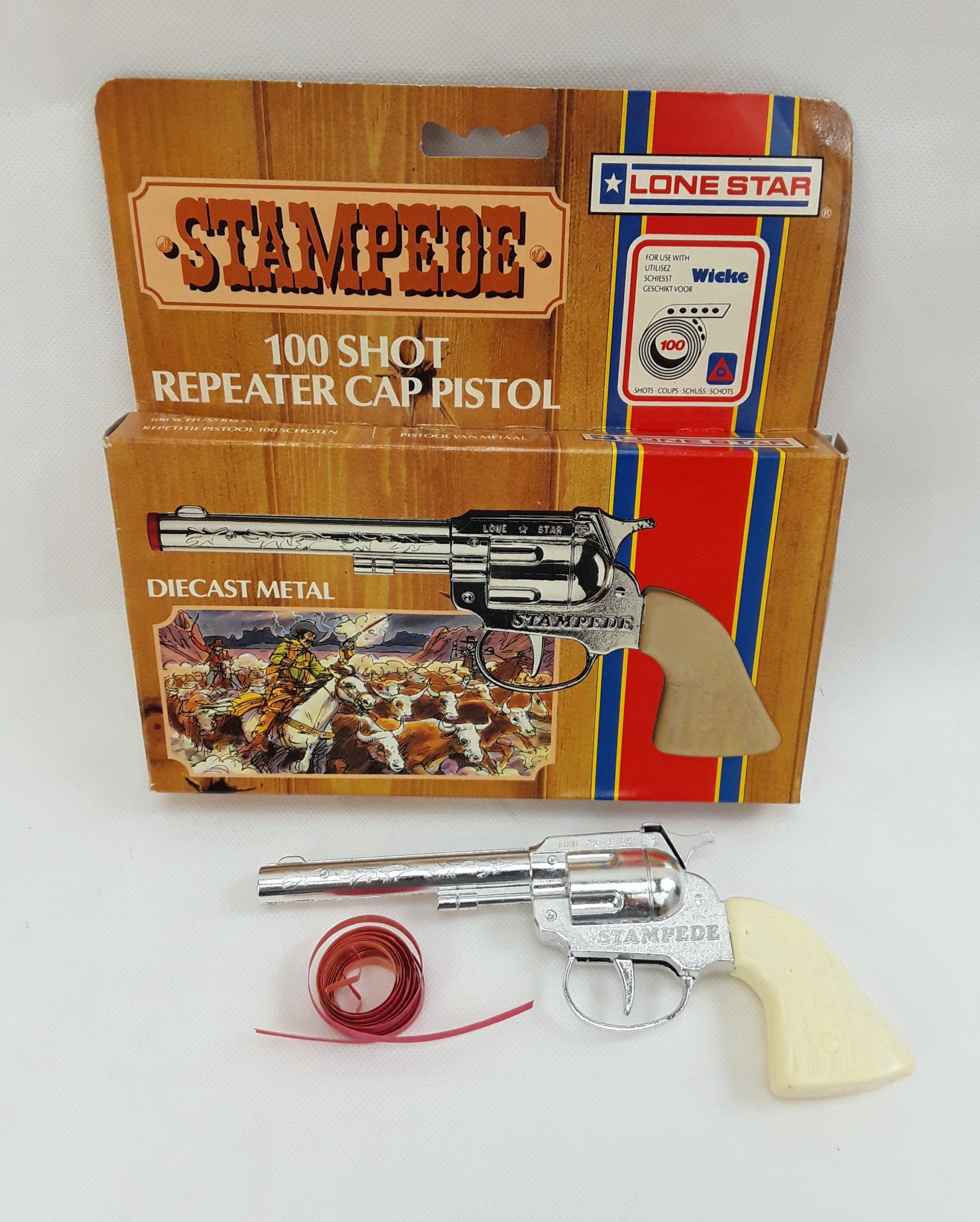 Lone Star Toys Stampede 100 Shot Repeater Cap Pistol
