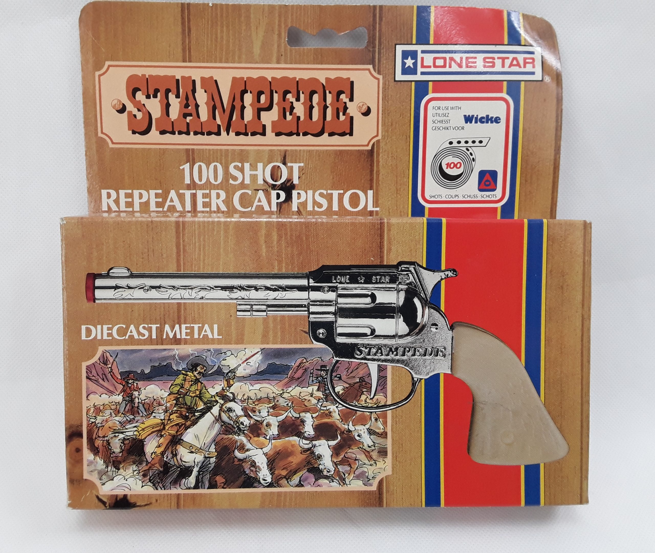 Lone Star Toys Stampede 100 Shot Repeater Cap Pistol - Image 6