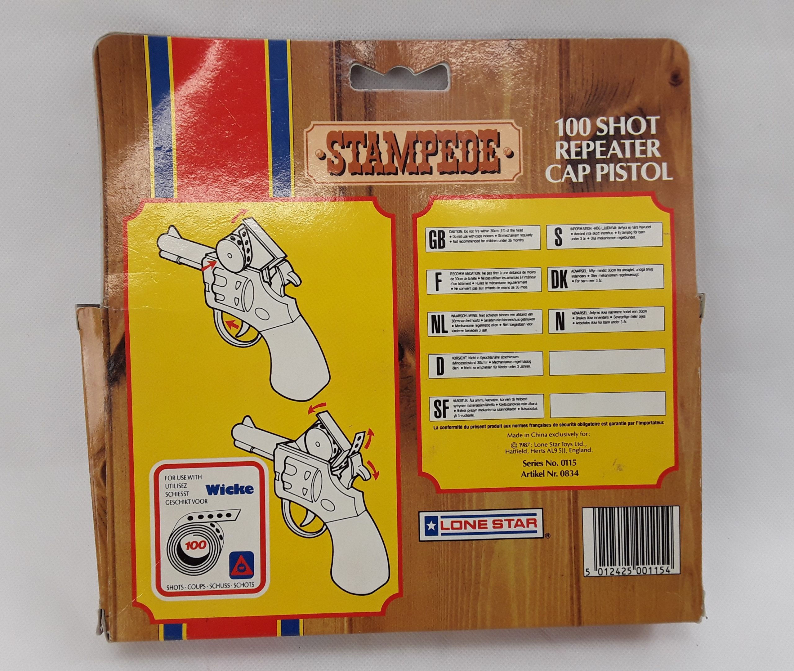 Lone Star Toys Stampede 100 Shot Repeater Cap Pistol - Image 7