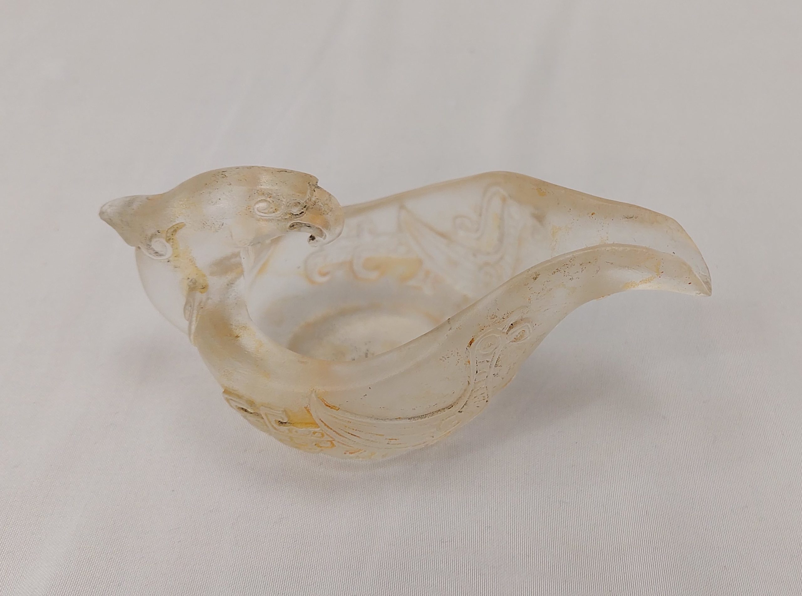 Late 19th Century Chinese Rock Crystal Libation Cup - Image 2