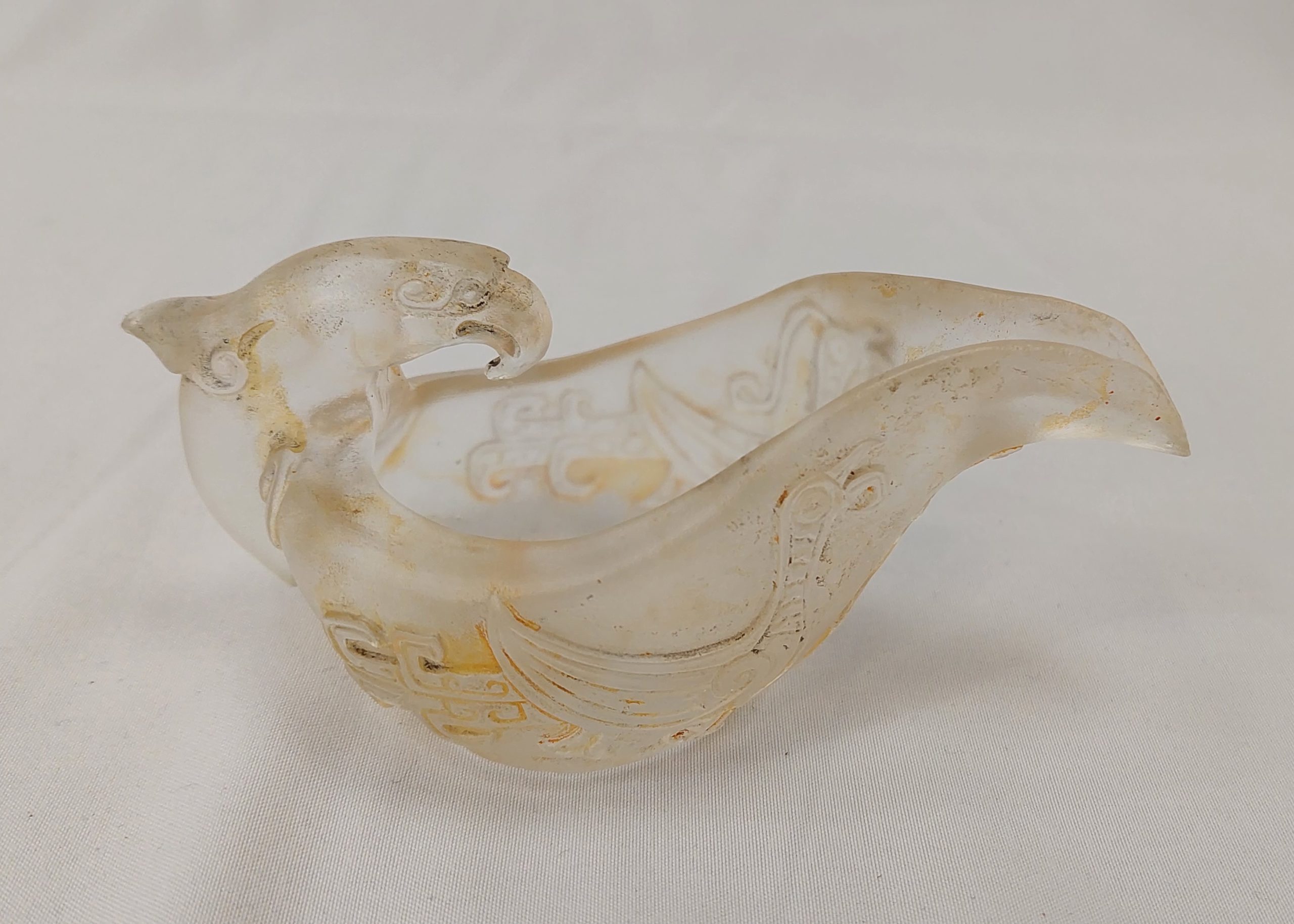 Late 19th Century Chinese Rock Crystal Libation Cup - Image 3