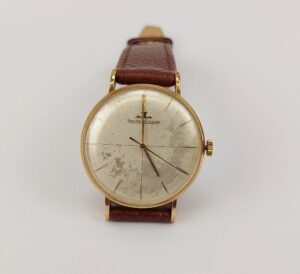 Gents 9ct Gold Jaeger-LeCoultre Wristwatch