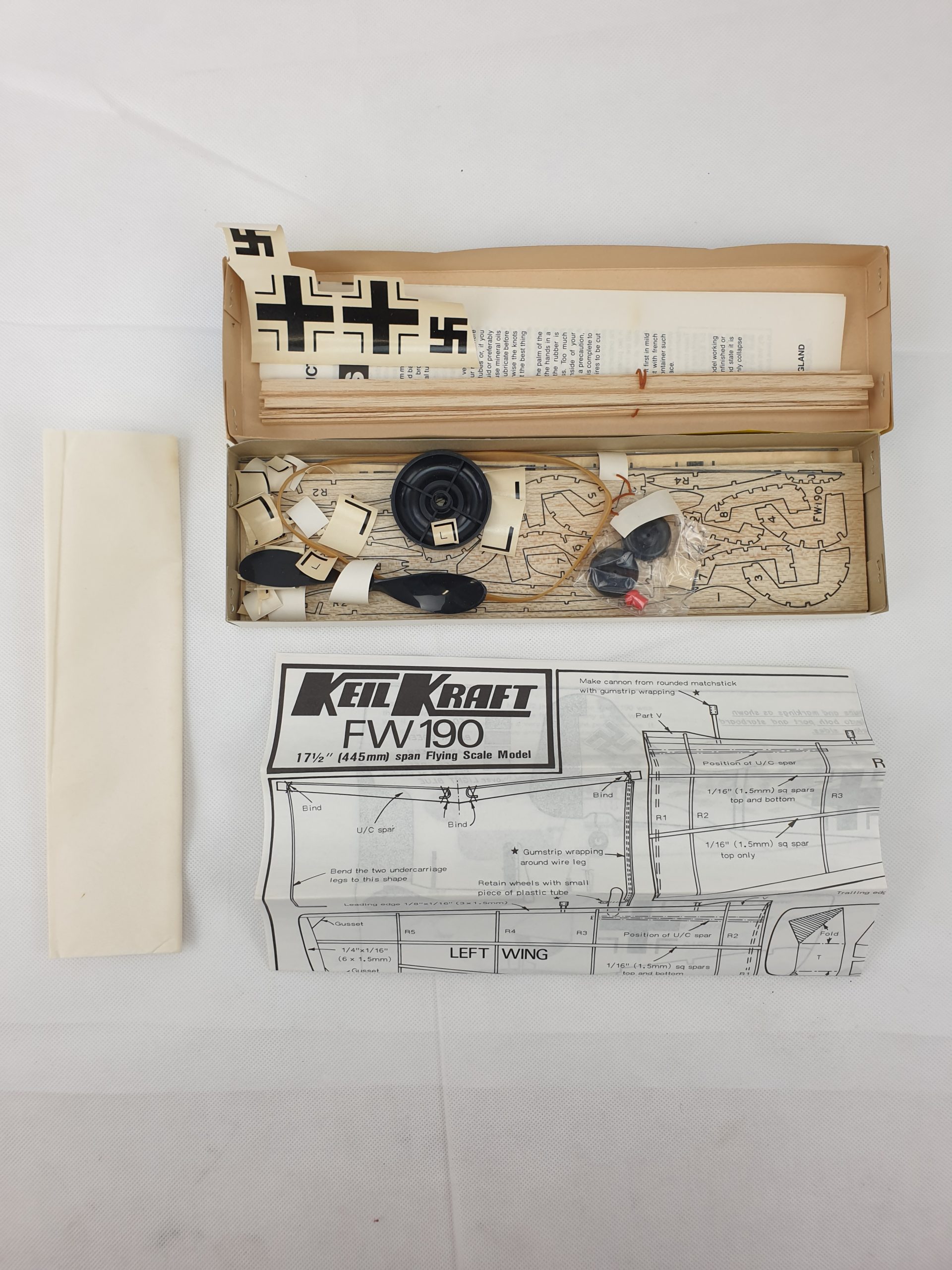 Keil Kraft FW 190 Balsa Wood Kit - Image 2