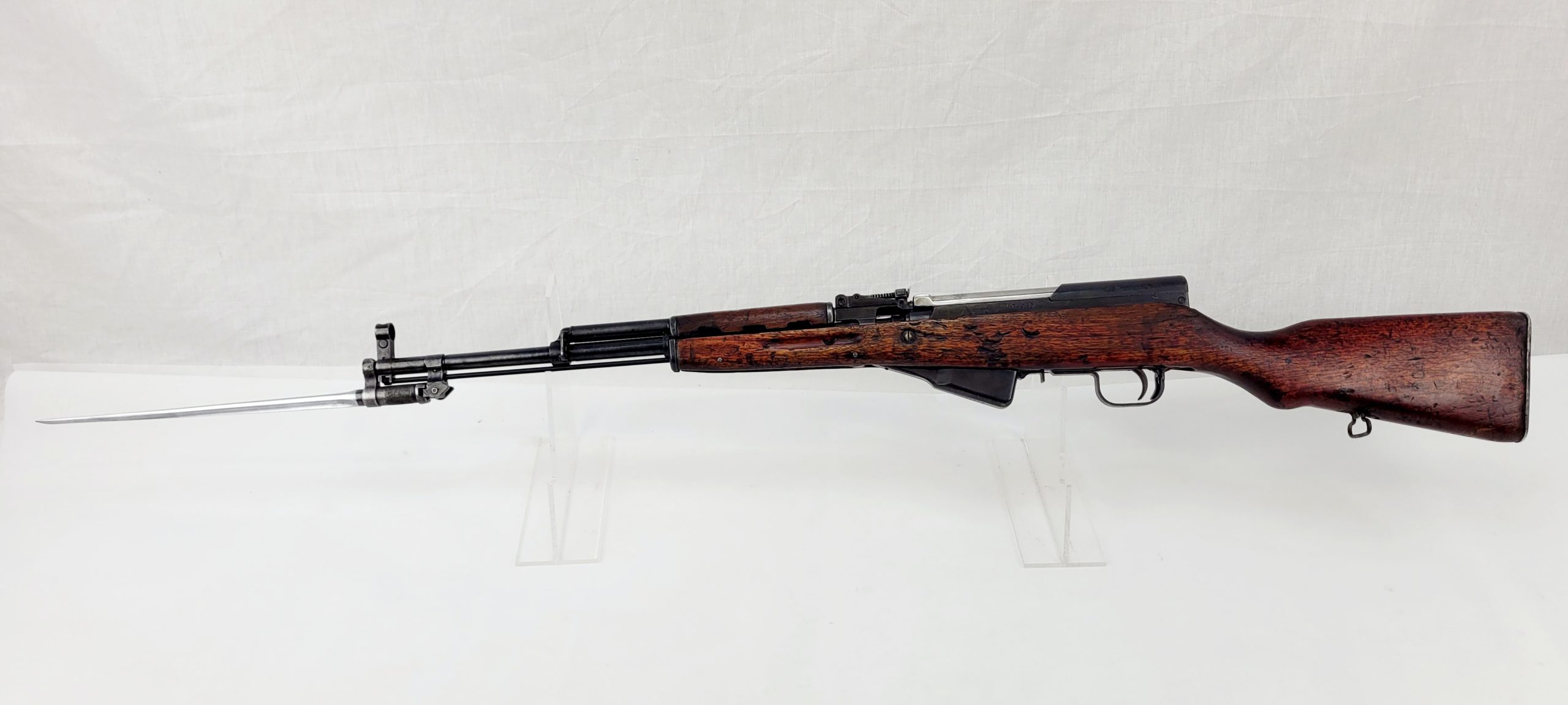 Korean War Era Chinese Made SKS Semi-Automatic Rifle & Bayonet - Image 19