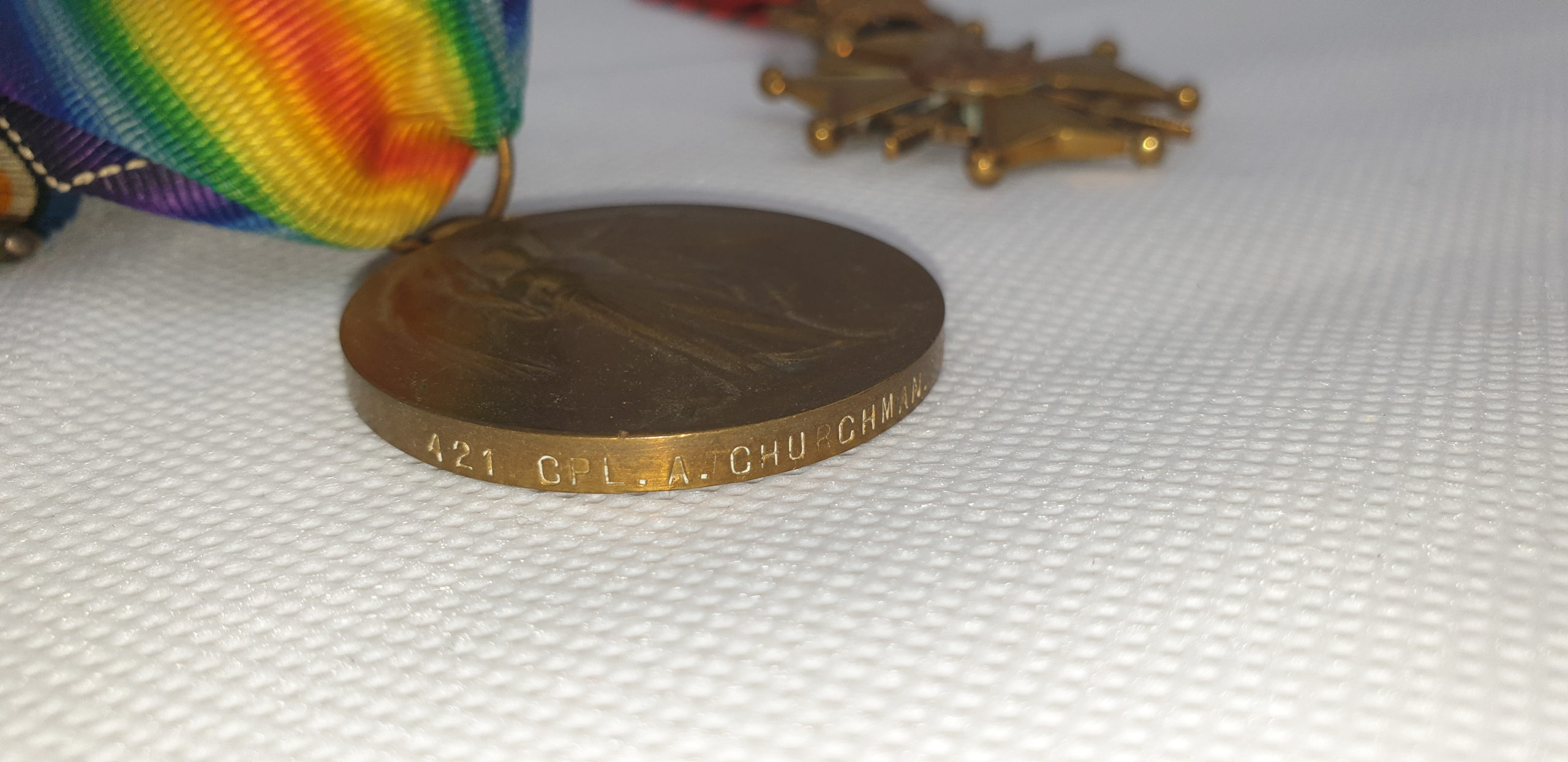 Low Numbered Private A. Churchman 12th Lancers WW1 1914 Mons Trio, Miniatures And Belgian Croix De Guerre - Image 13
