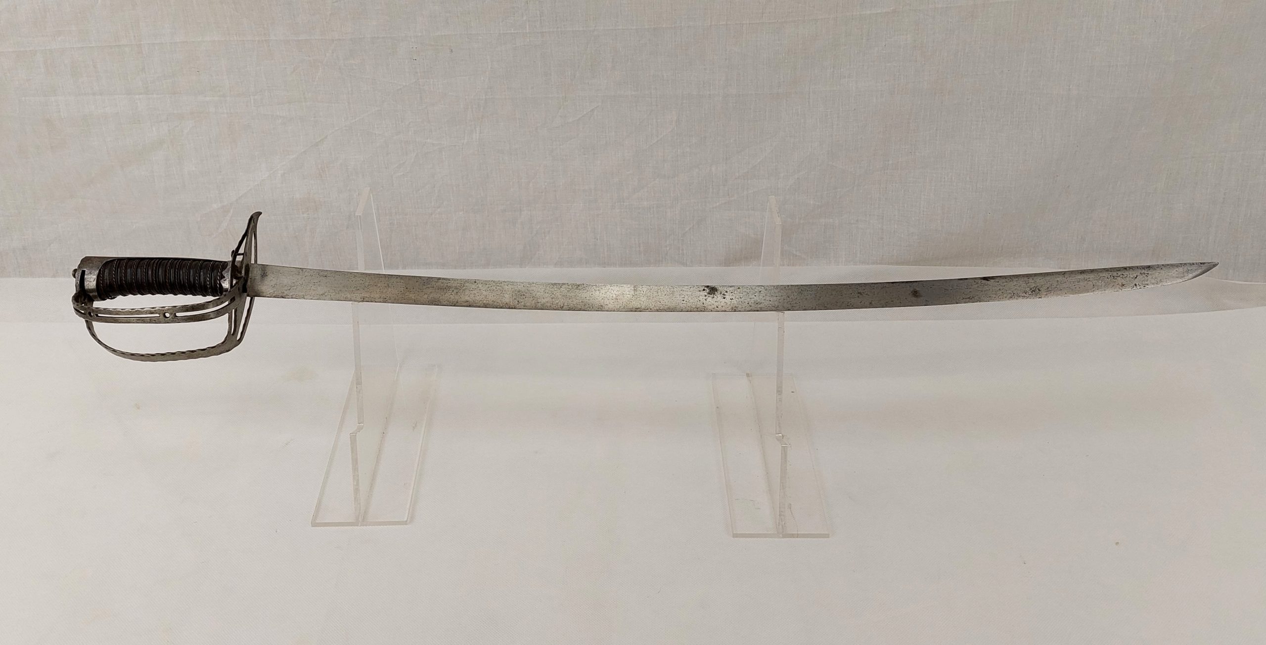 Mid 18th Century French Cavalry Sabre With Unusual Swivel Guard