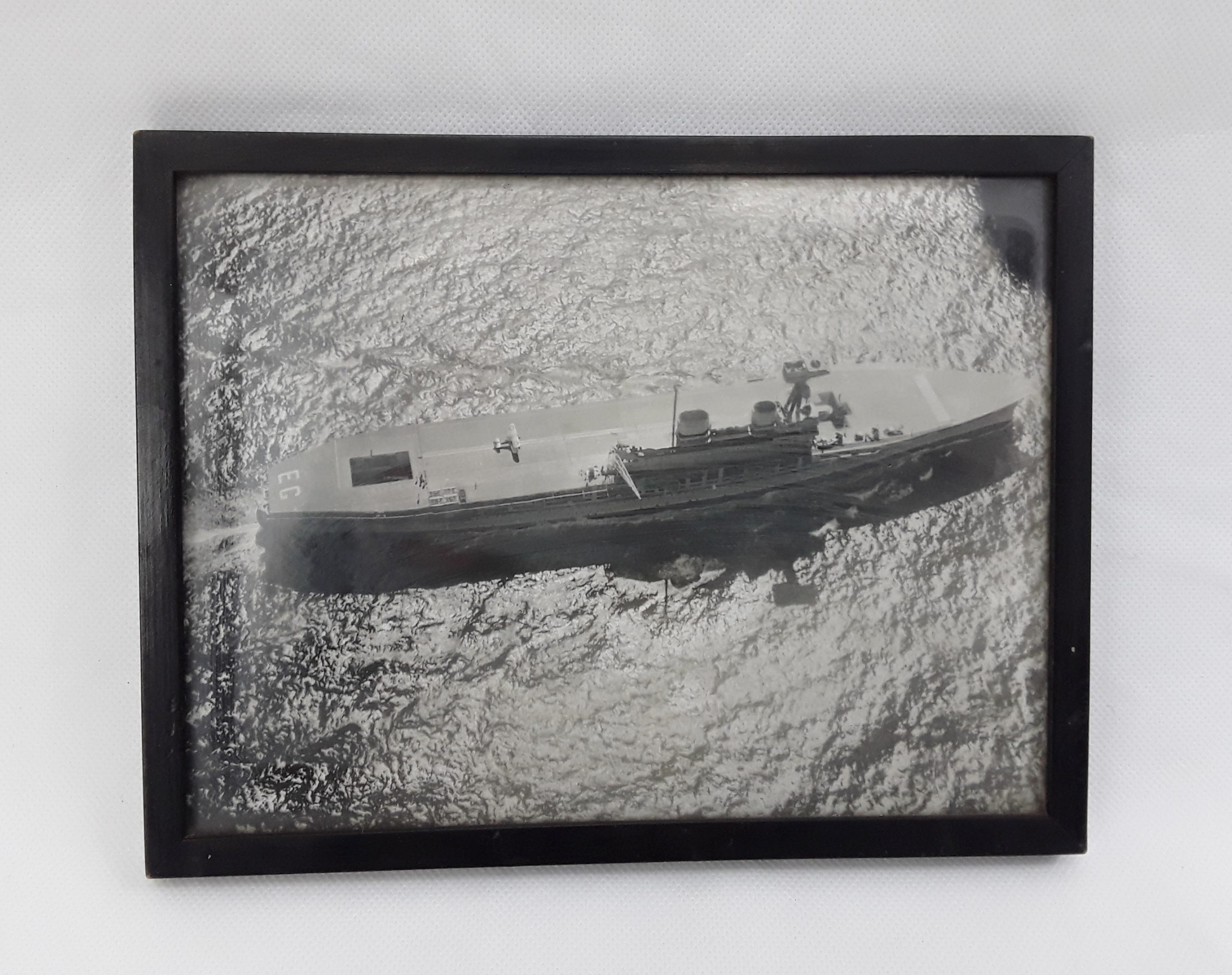 Two Framed Prints Detailing The Flags And Colours Of The Royal Navy Fleet