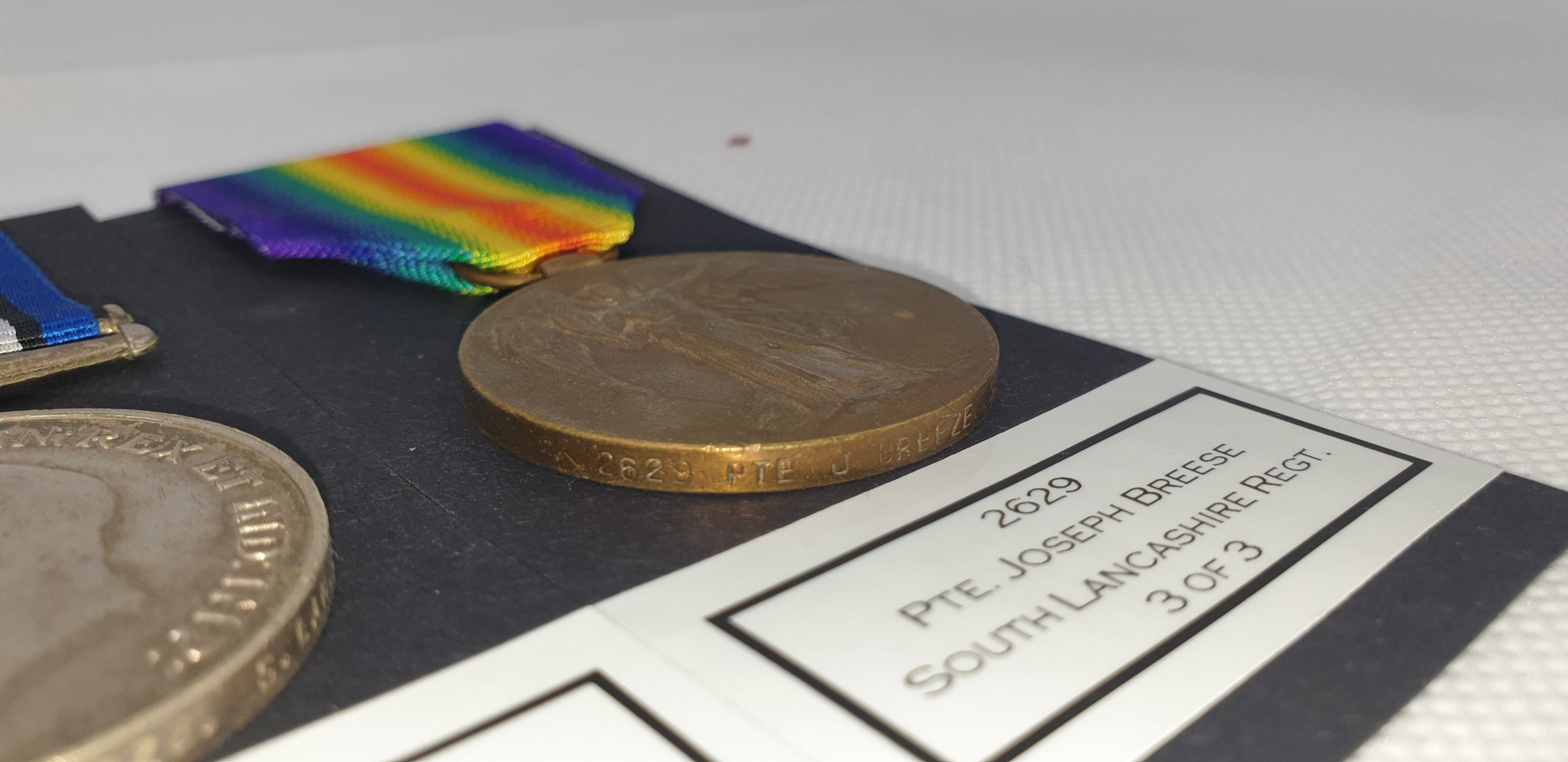 Private J. Breeze South Lancashire QSA South Africa Medal And WW1 1914 Trio - Image 14