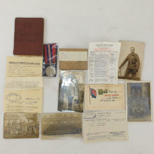 Private Roy Yates WW2 War Medal Plus Service Book