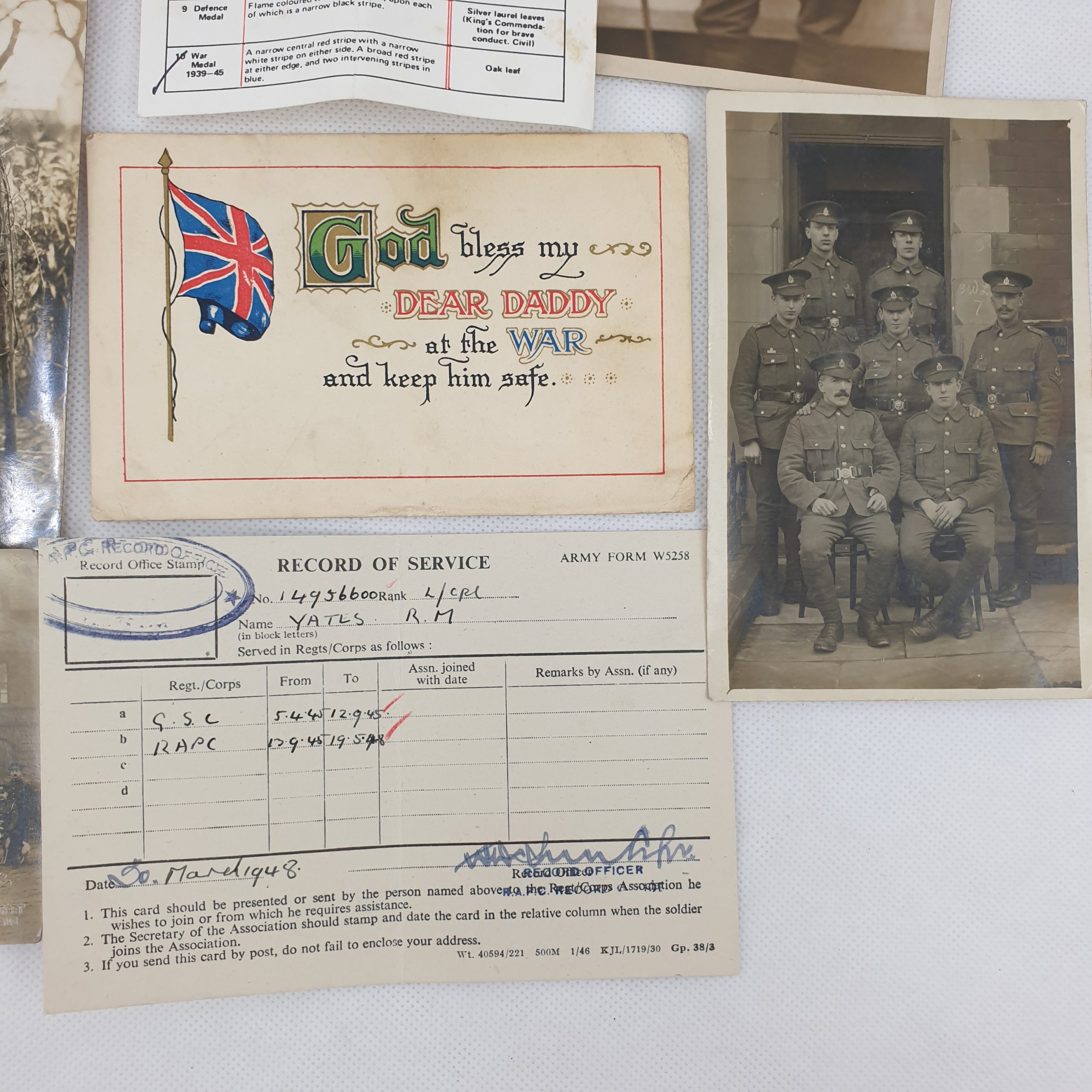 Private Roy Yates WW2 War Medal Plus Service Book - Image 13