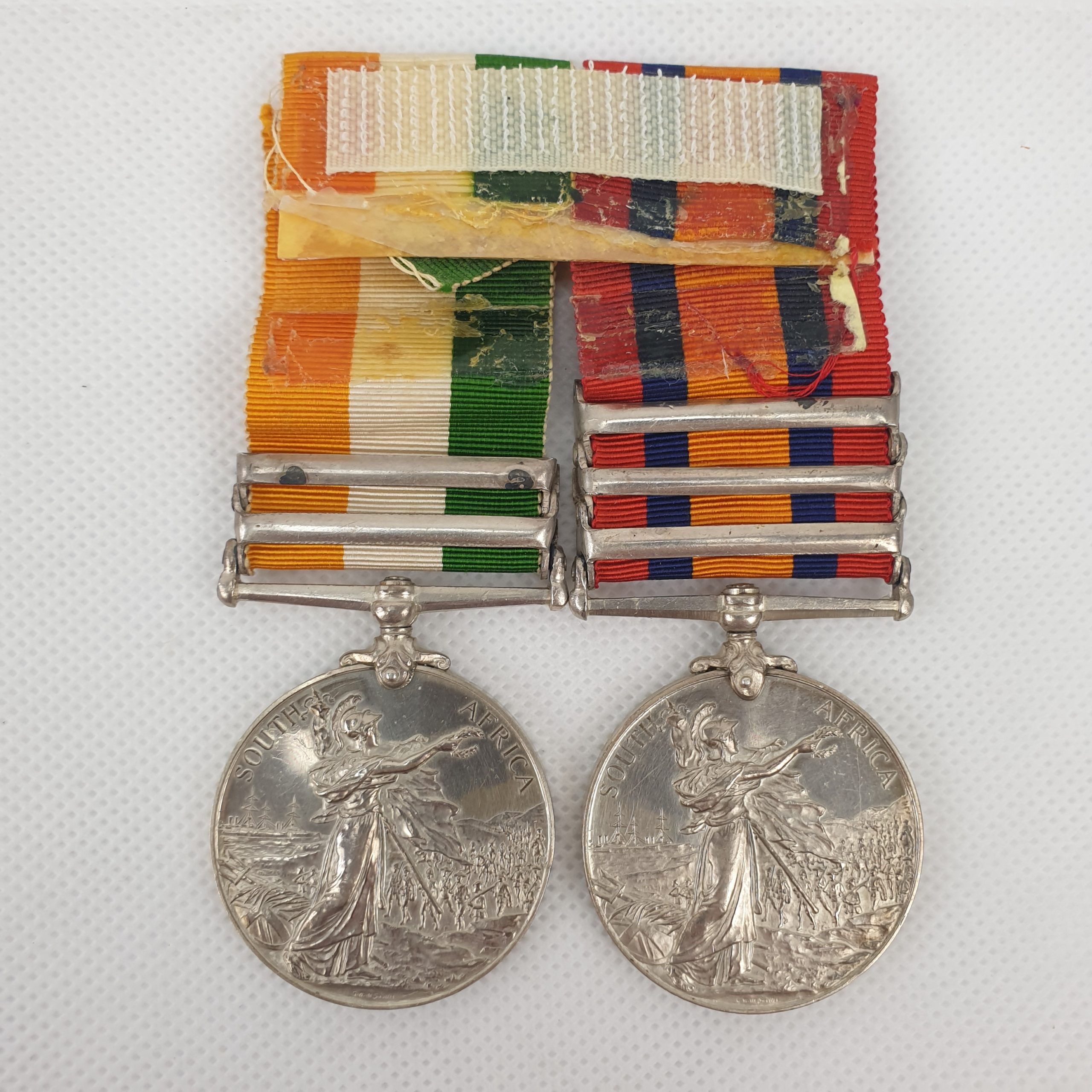 Private W H Warne 11th Hussars KSA And QSA South Africa Medal Pair - Image 3