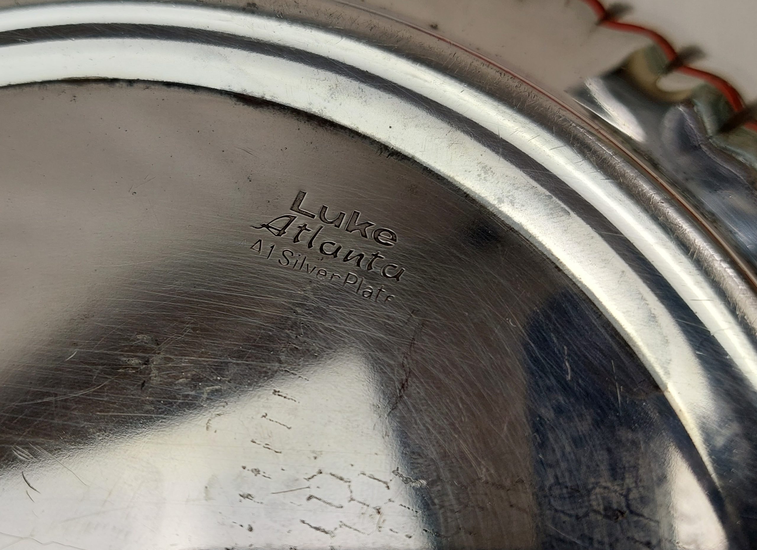 Silver Plated Reeded Twin Handled Bowl By Luke Of Atlanta - Image 2