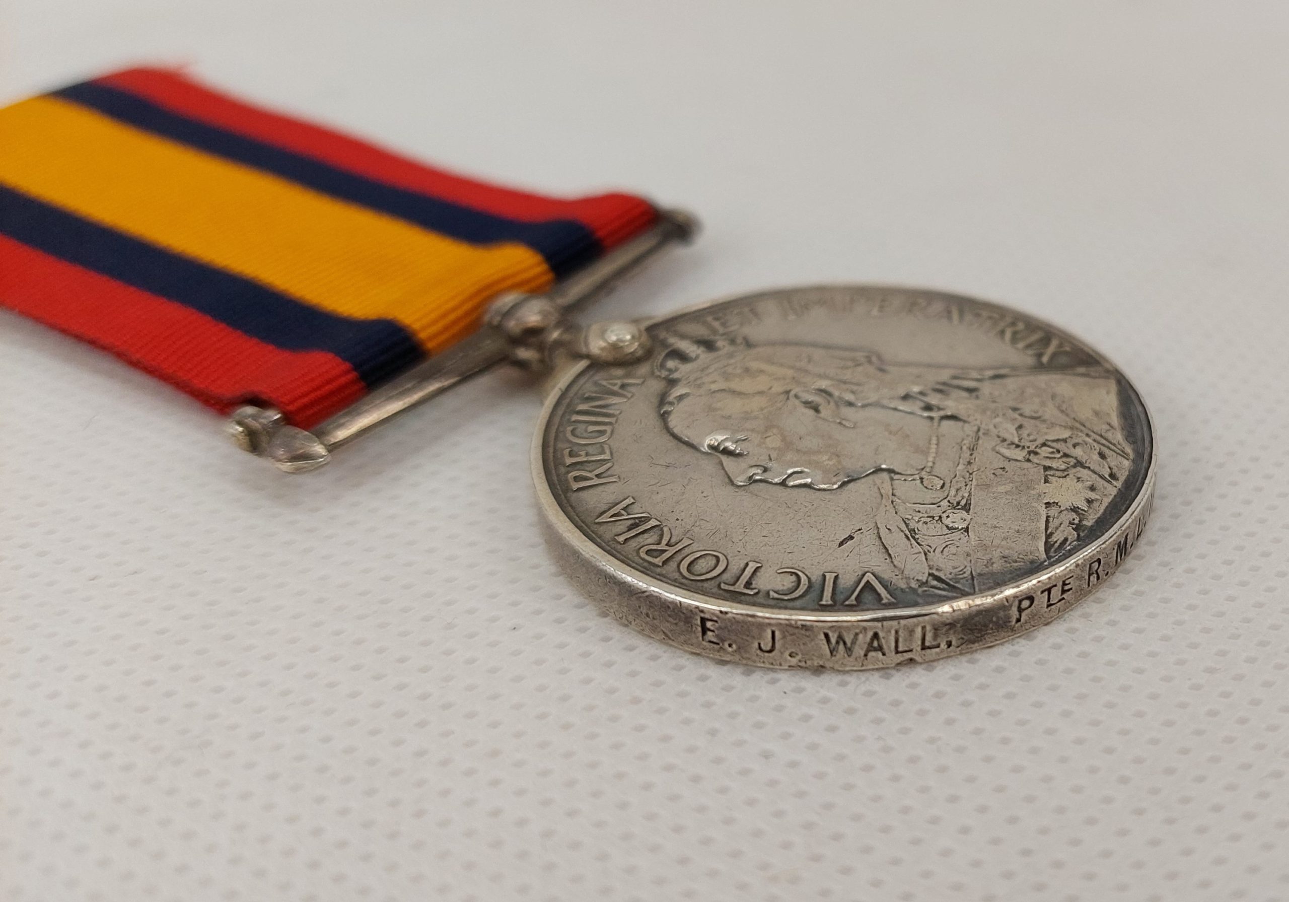 Queens South Africa Medal Private E J Wall HMS Doris RMLI Royal Marines Light Infantry - Image 5