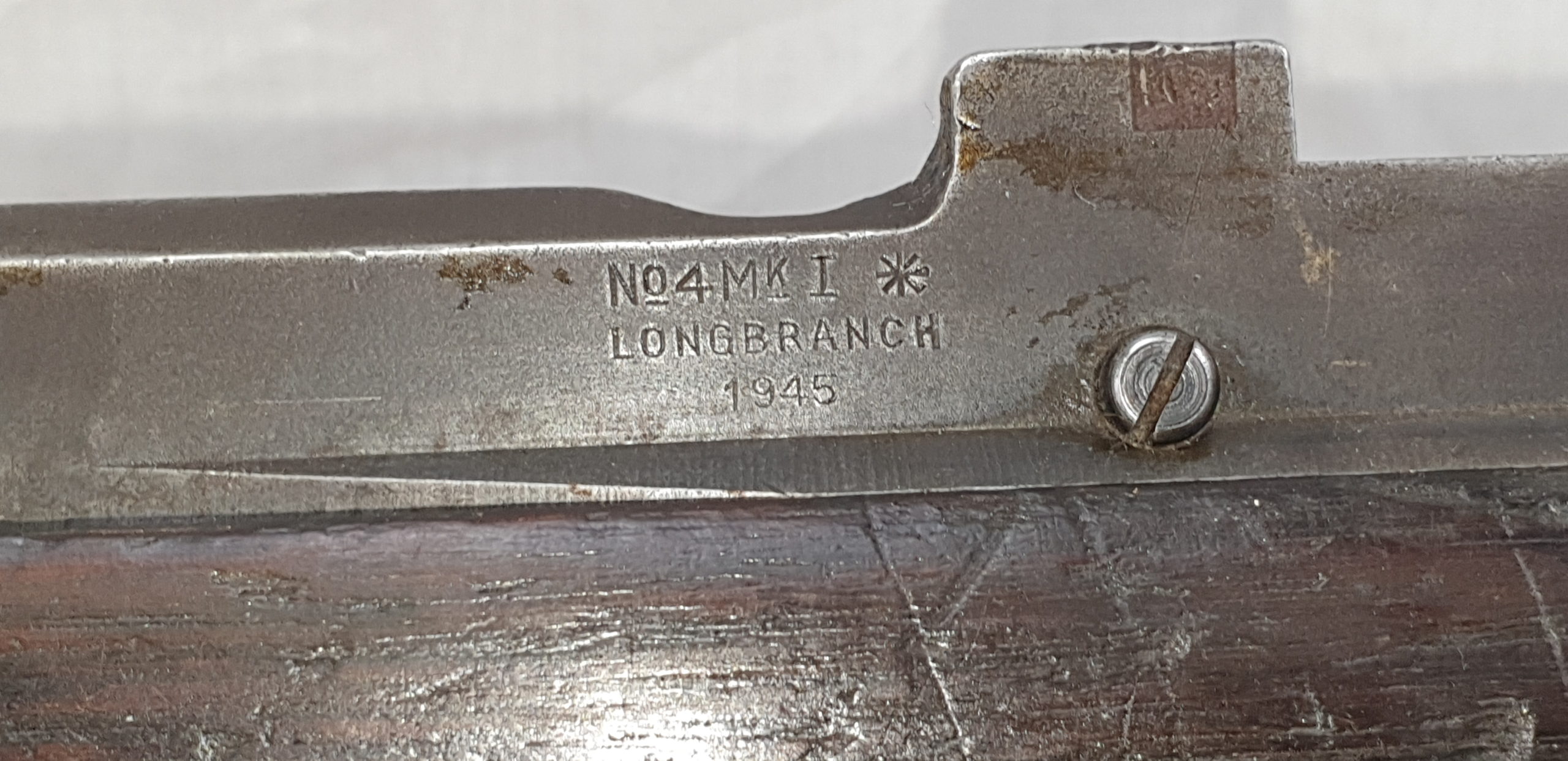 WW2 Dated 1945 Lee Enfield No4. Long Branch - Deactivated - Image 9