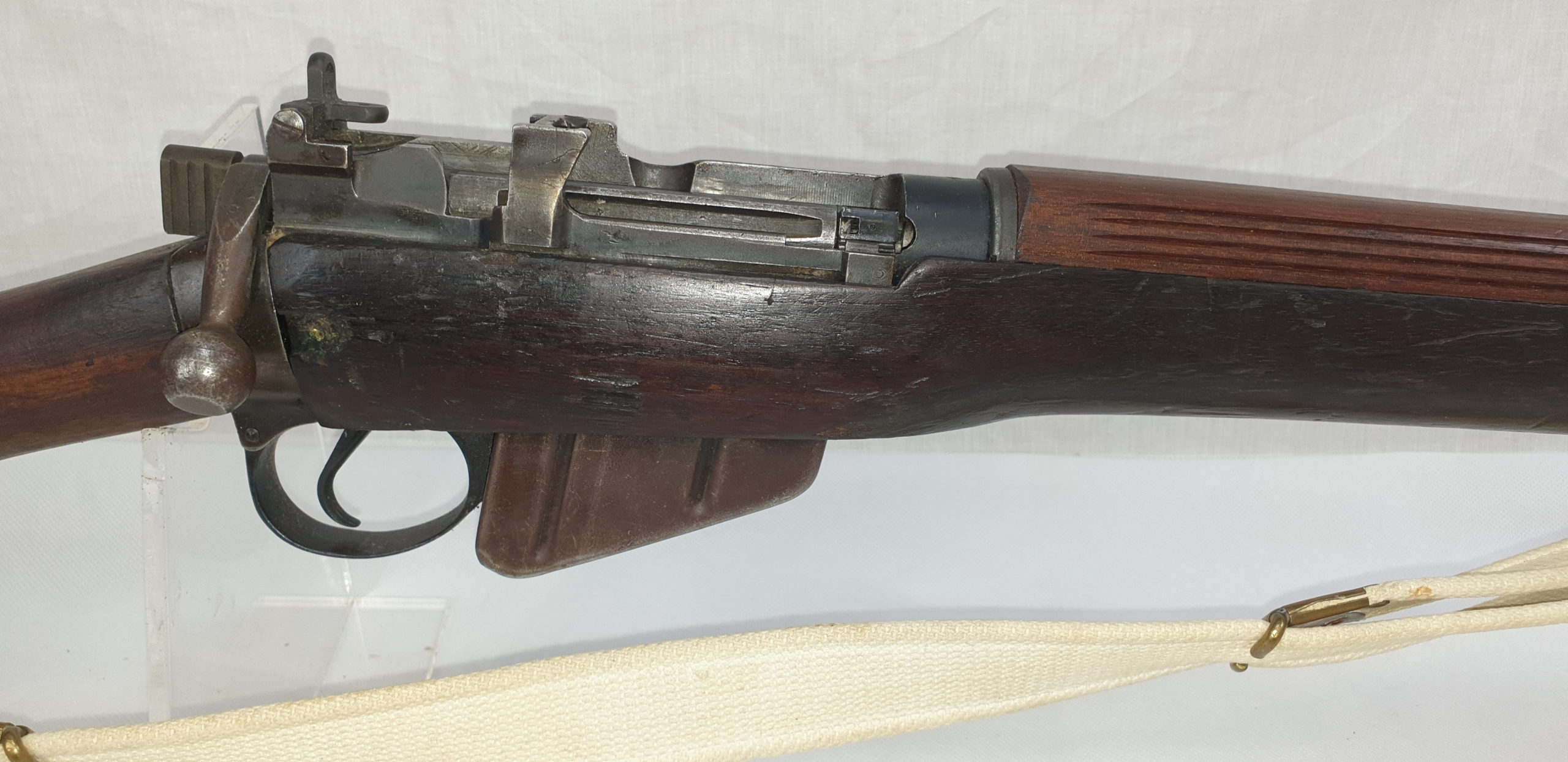 WW2 Dated 1945 Lee Enfield No4. Long Branch - Deactivated - Image 18